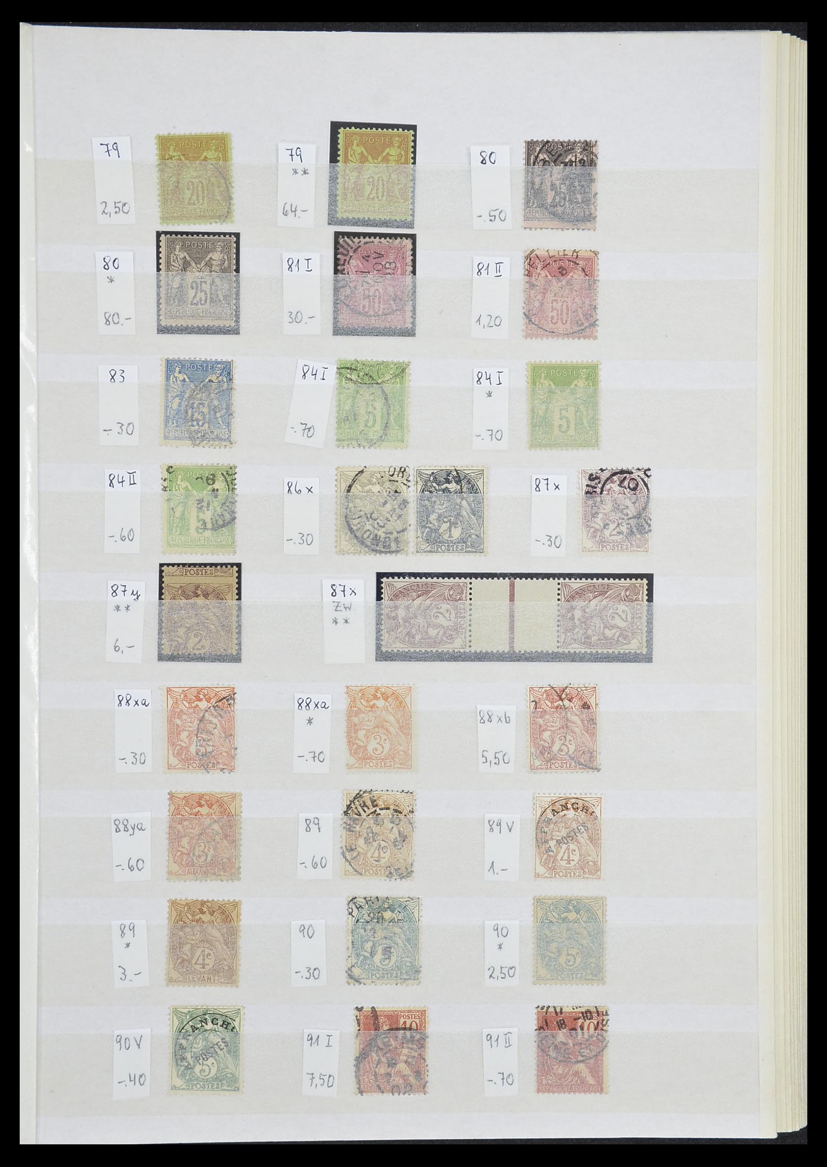 33355 005 - Postzegelverzameling 33355 Frankrijk 1849-1972.