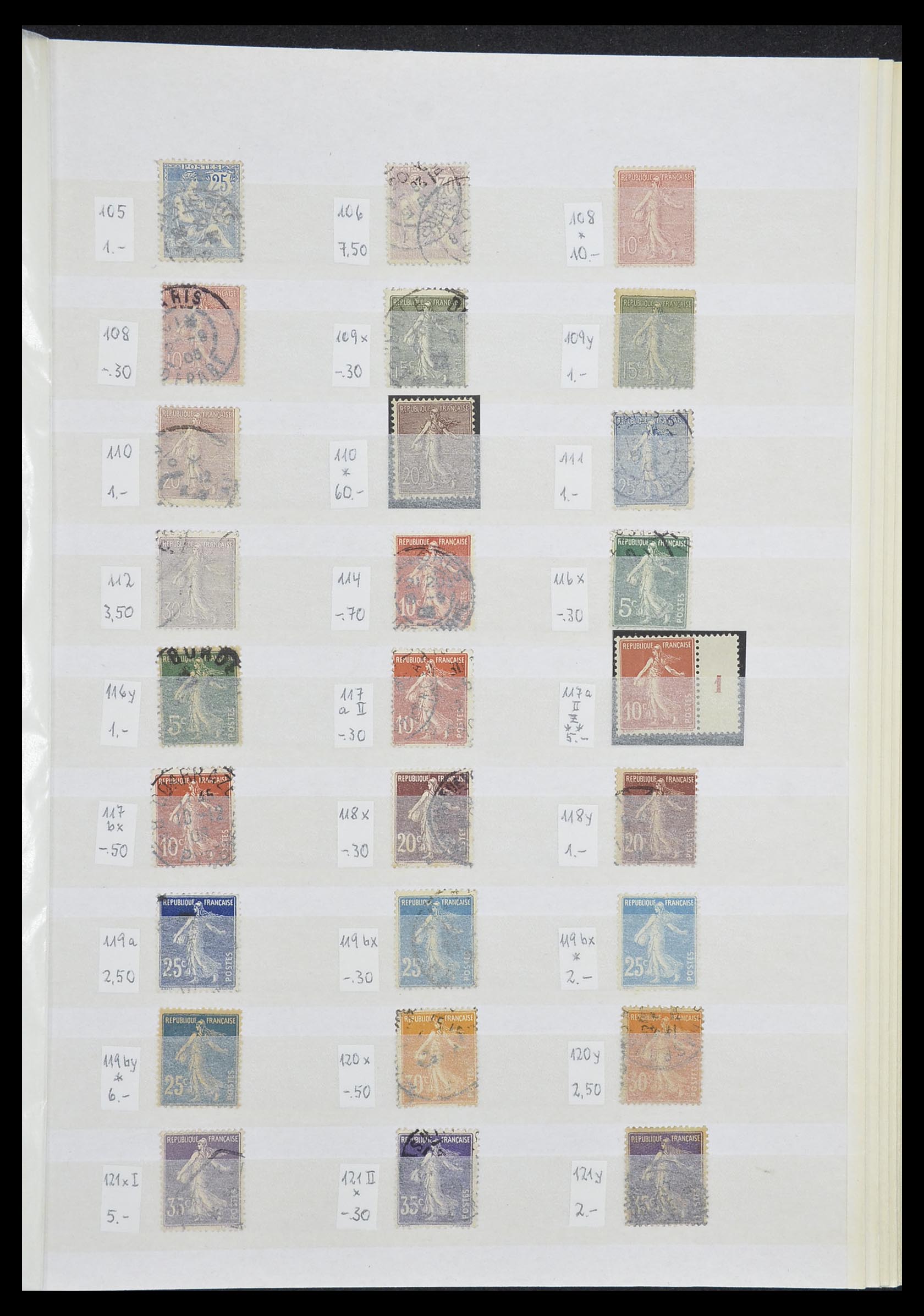 33355 007 - Postzegelverzameling 33355 Frankrijk 1849-1972.