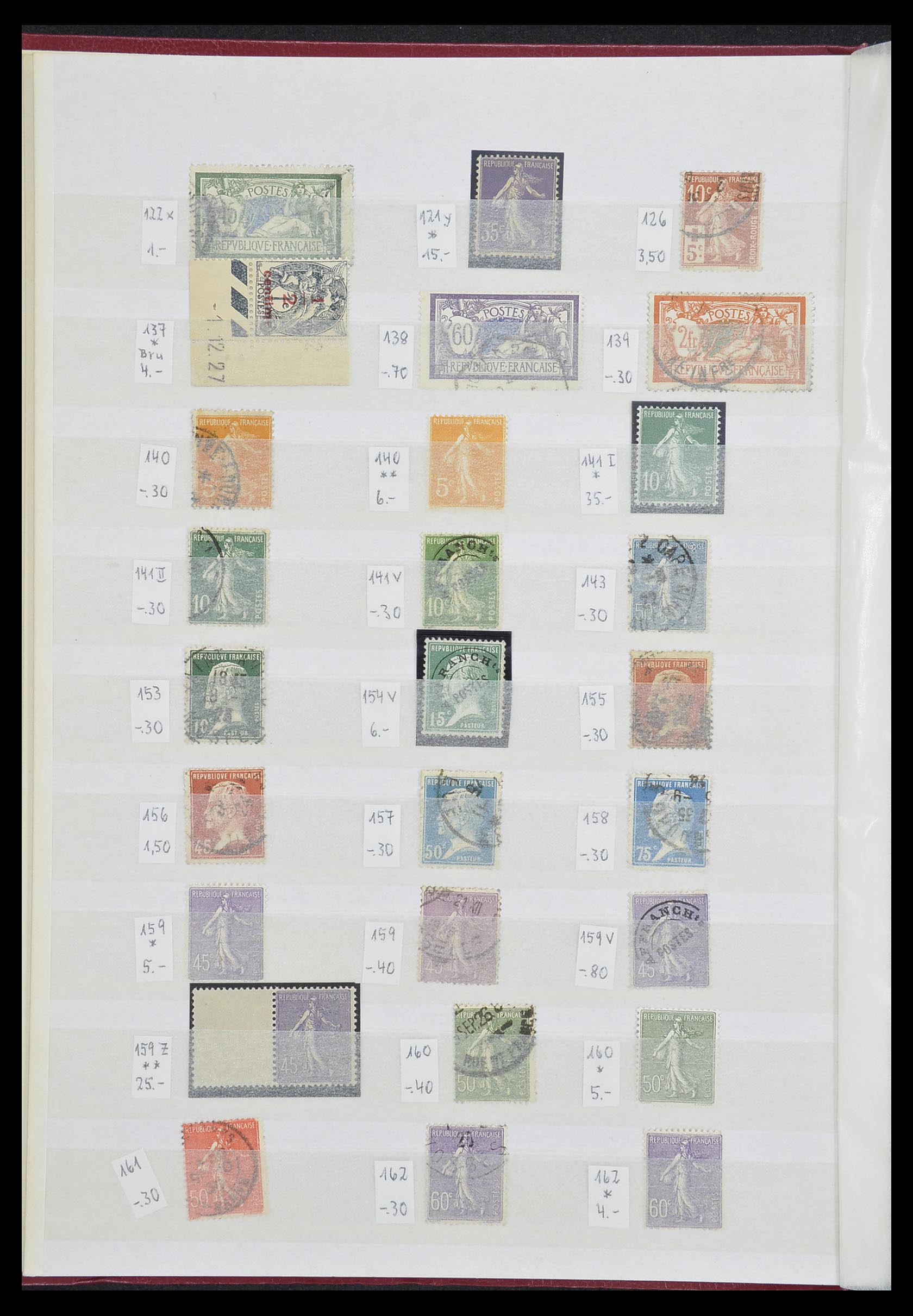 33355 008 - Postzegelverzameling 33355 Frankrijk 1849-1972.