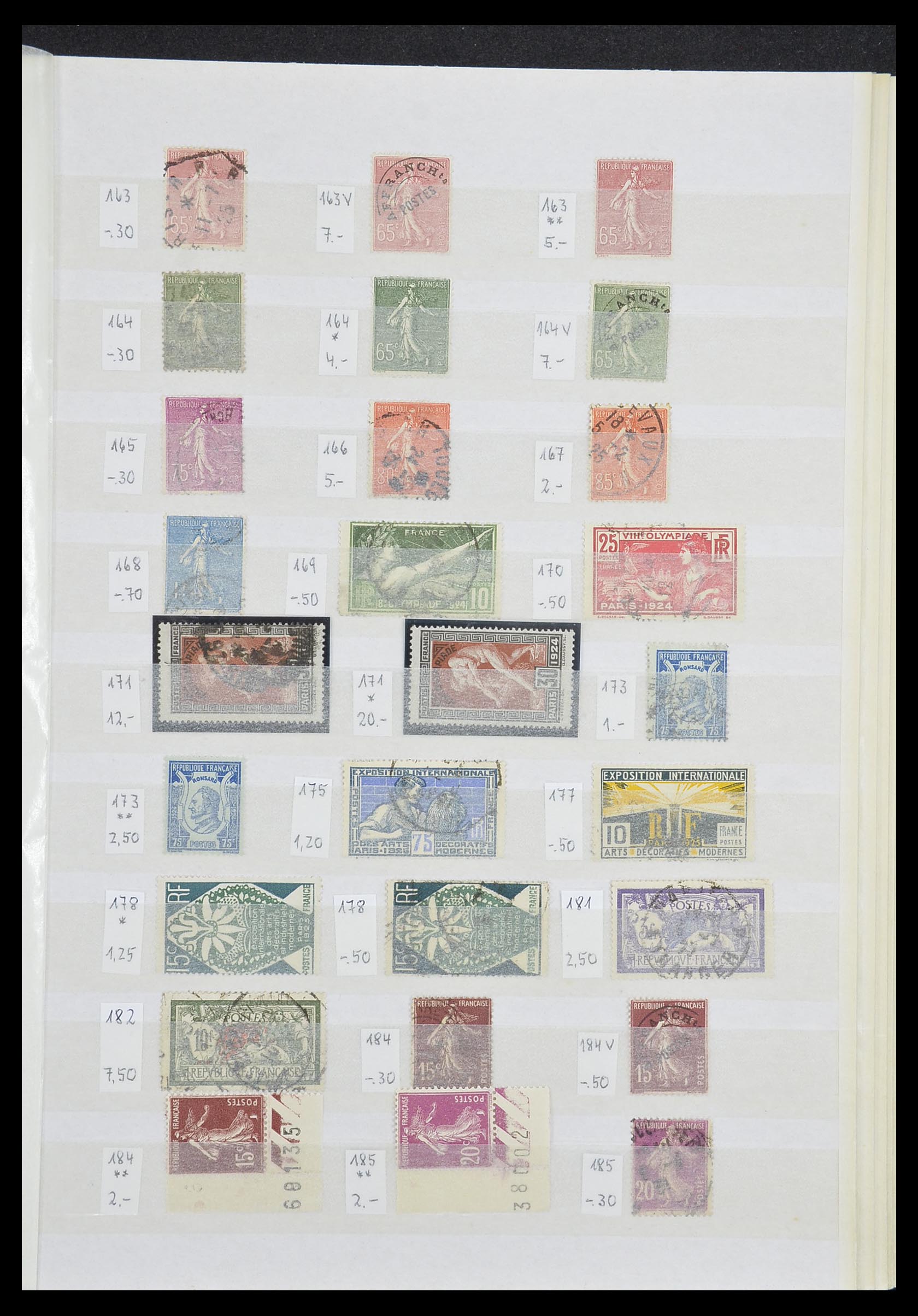 33355 009 - Postzegelverzameling 33355 Frankrijk 1849-1972.