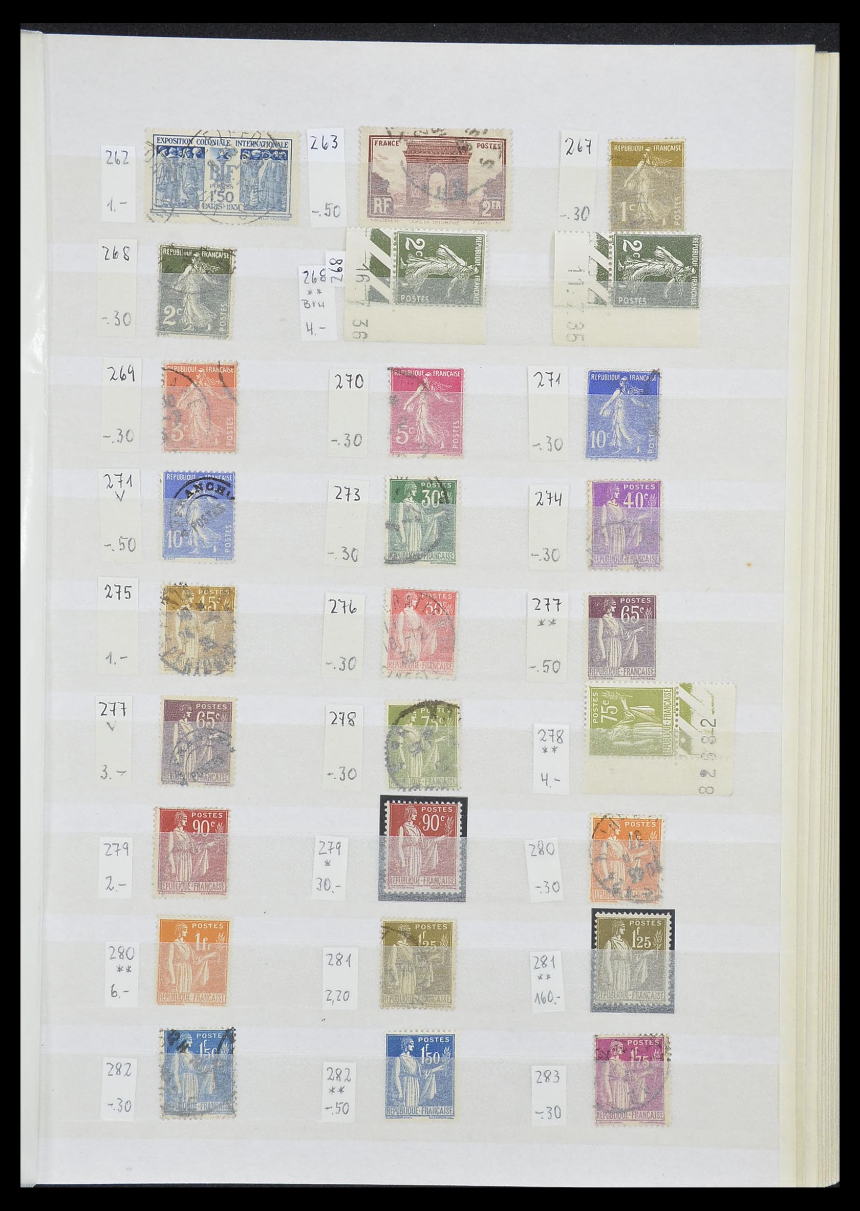 33355 013 - Stamp collection 33355 France 1849-1972.