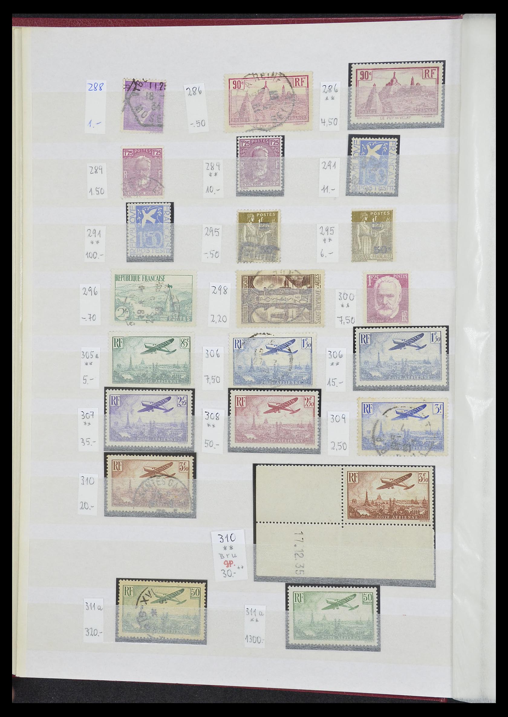 33355 015 - Postzegelverzameling 33355 Frankrijk 1849-1972.