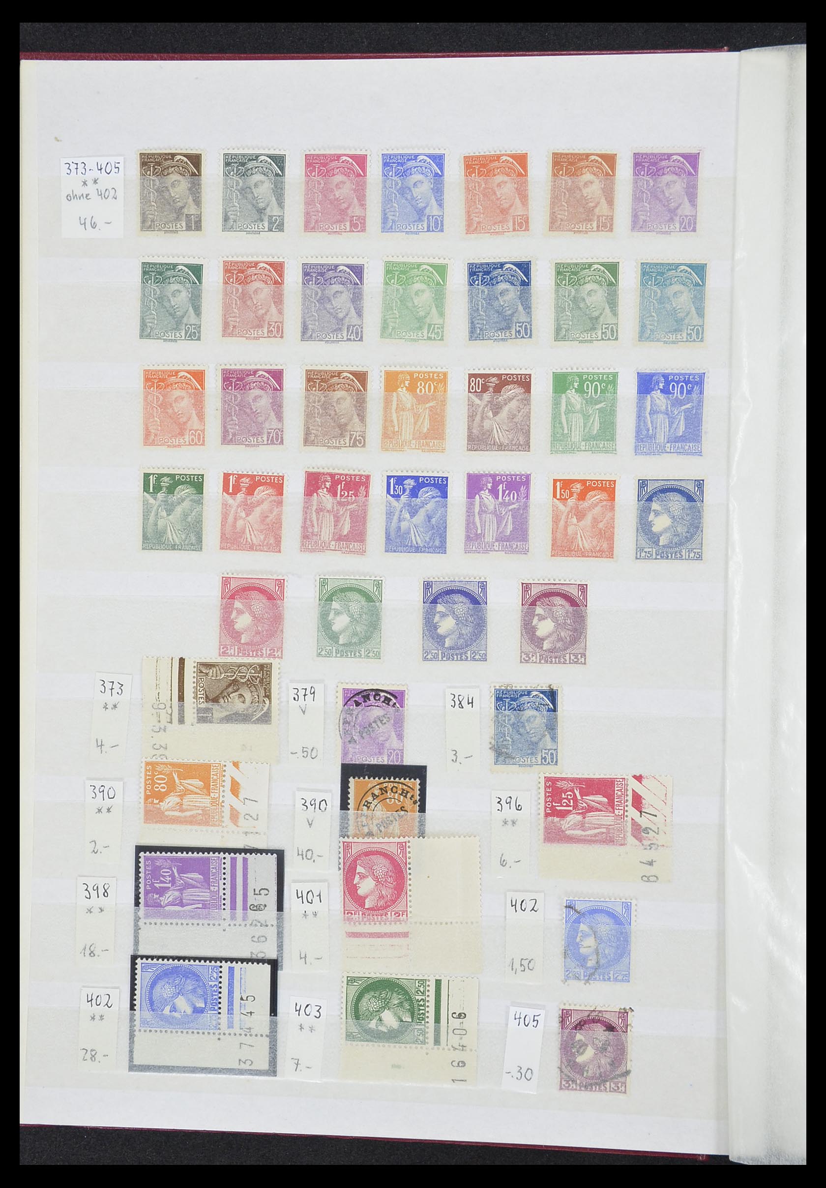 33355 016 - Stamp collection 33355 France 1849-1972.