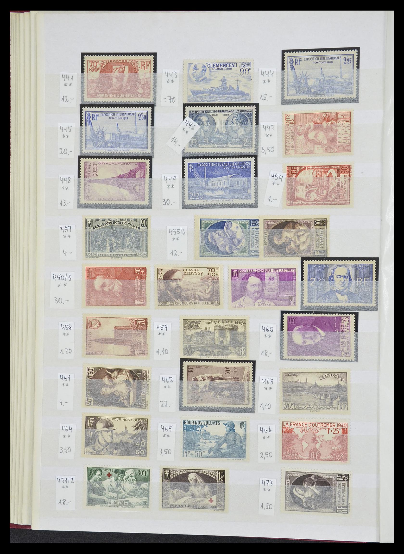 33355 018 - Postzegelverzameling 33355 Frankrijk 1849-1972.