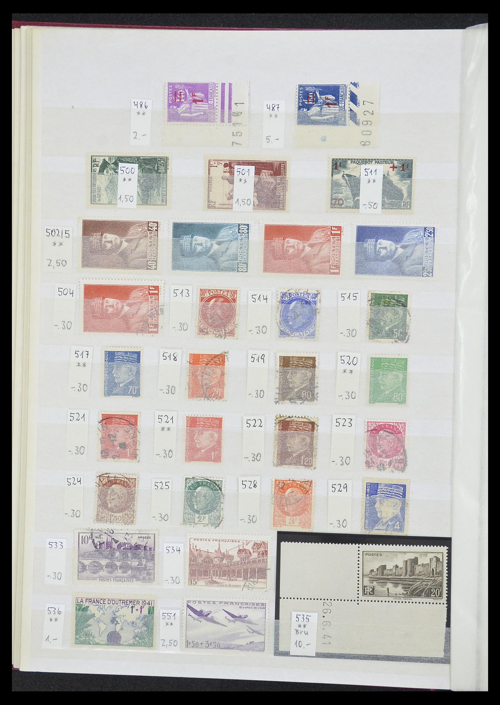 33355 020 - Postzegelverzameling 33355 Frankrijk 1849-1972.