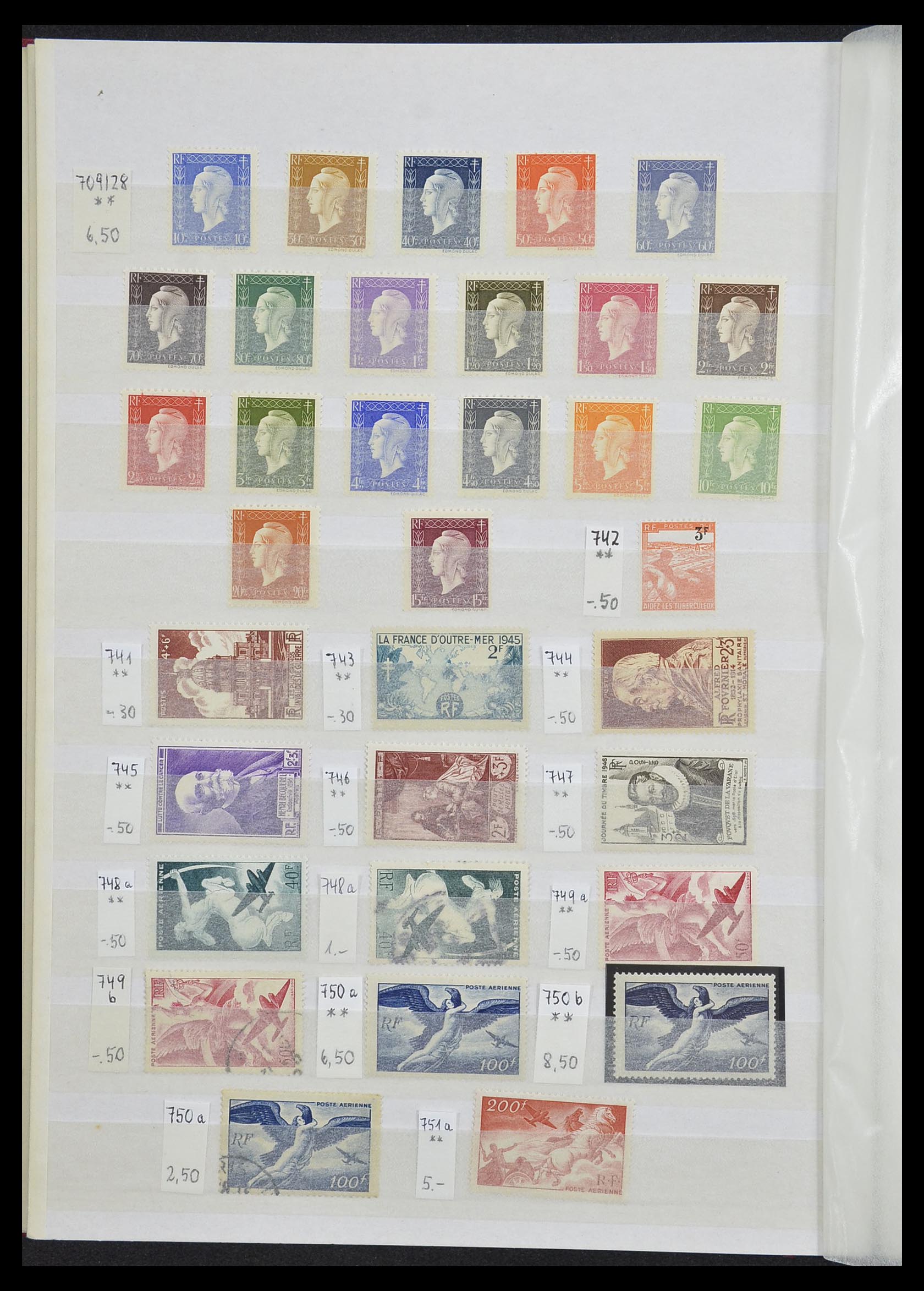 33355 024 - Postzegelverzameling 33355 Frankrijk 1849-1972.