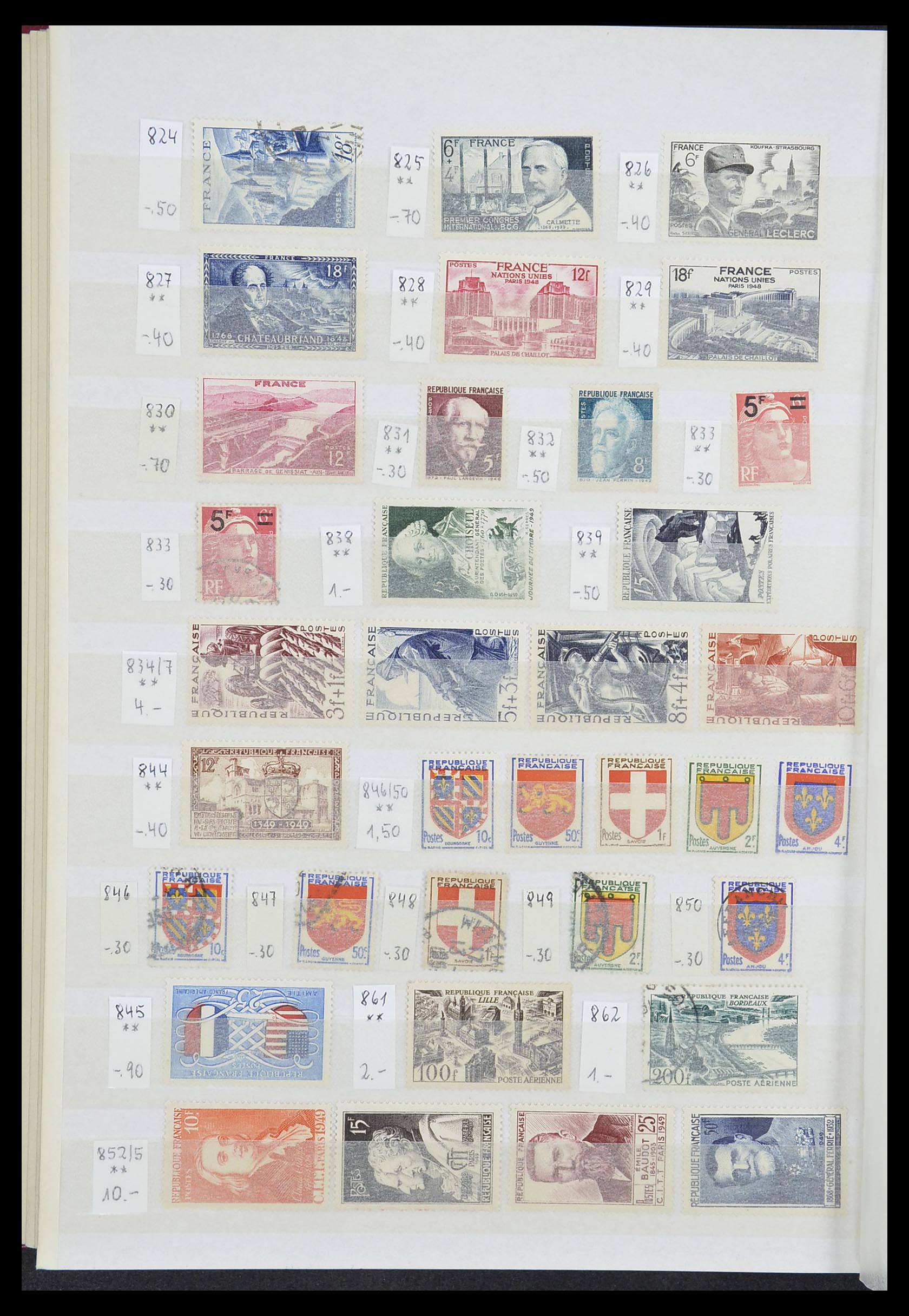 33355 028 - Postzegelverzameling 33355 Frankrijk 1849-1972.
