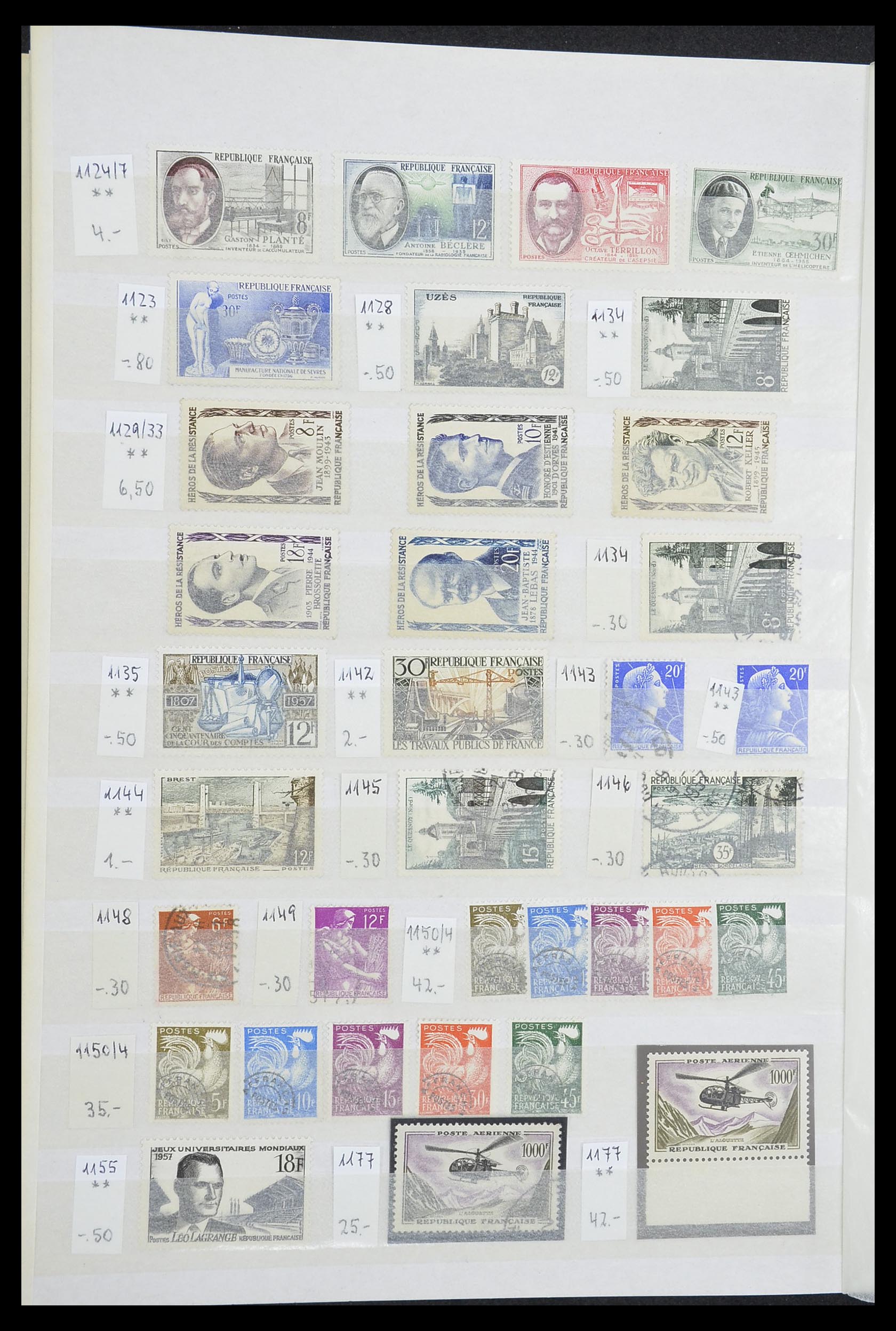 33355 038 - Postzegelverzameling 33355 Frankrijk 1849-1972.
