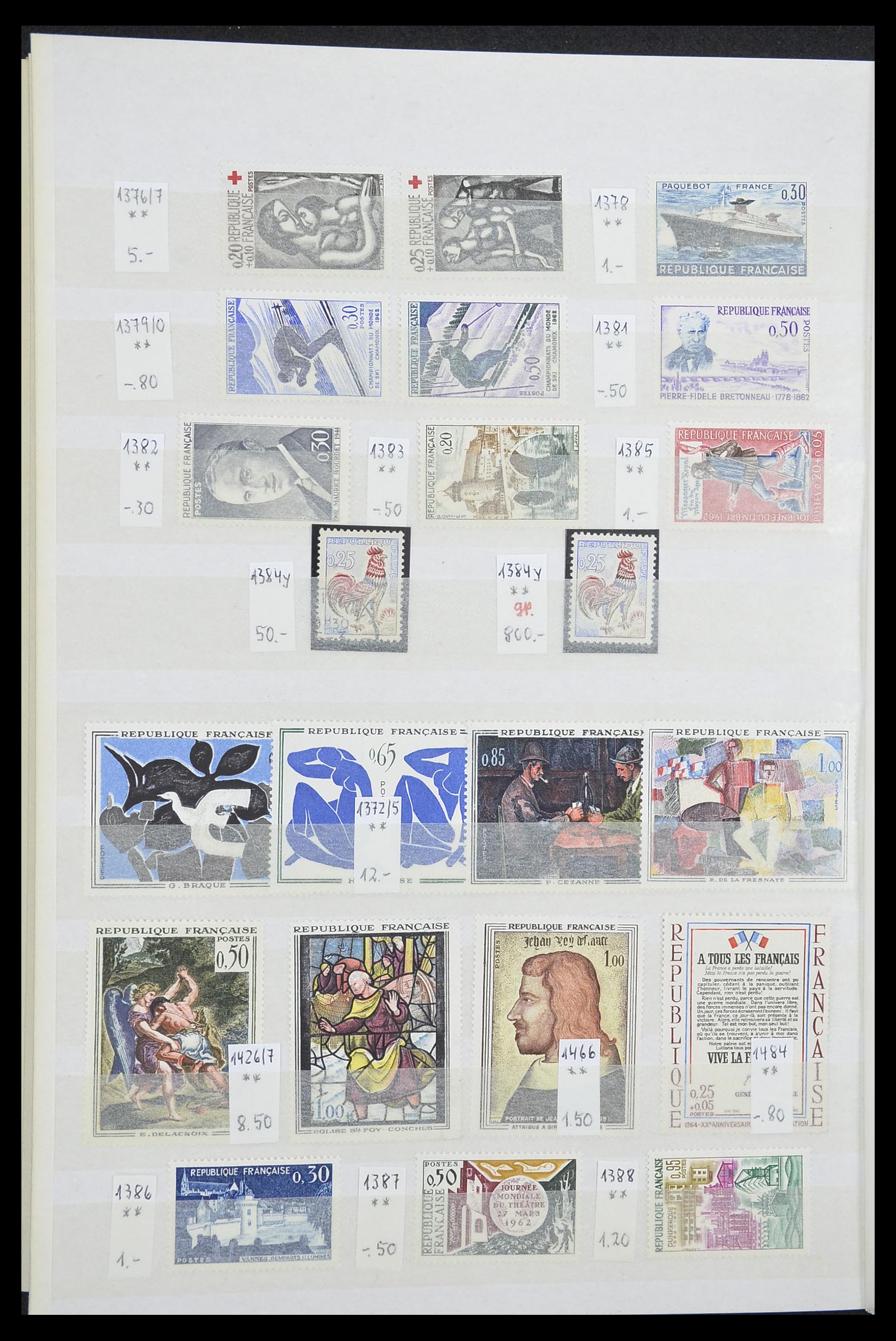33355 046 - Stamp collection 33355 France 1849-1972.
