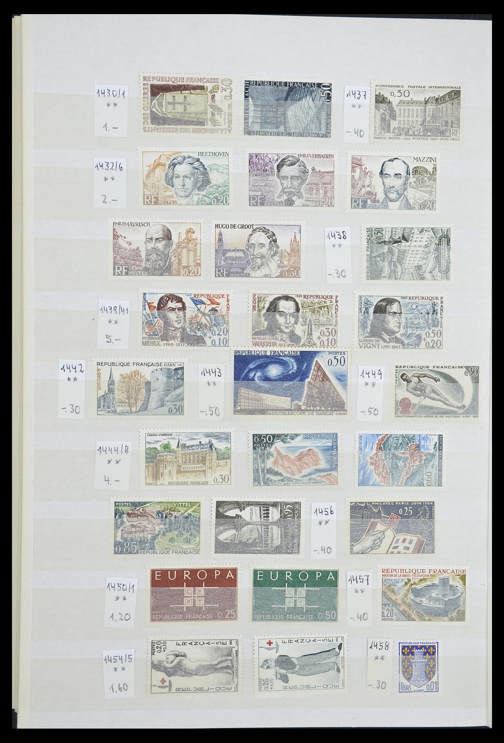 33355 048 - Postzegelverzameling 33355 Frankrijk 1849-1972.