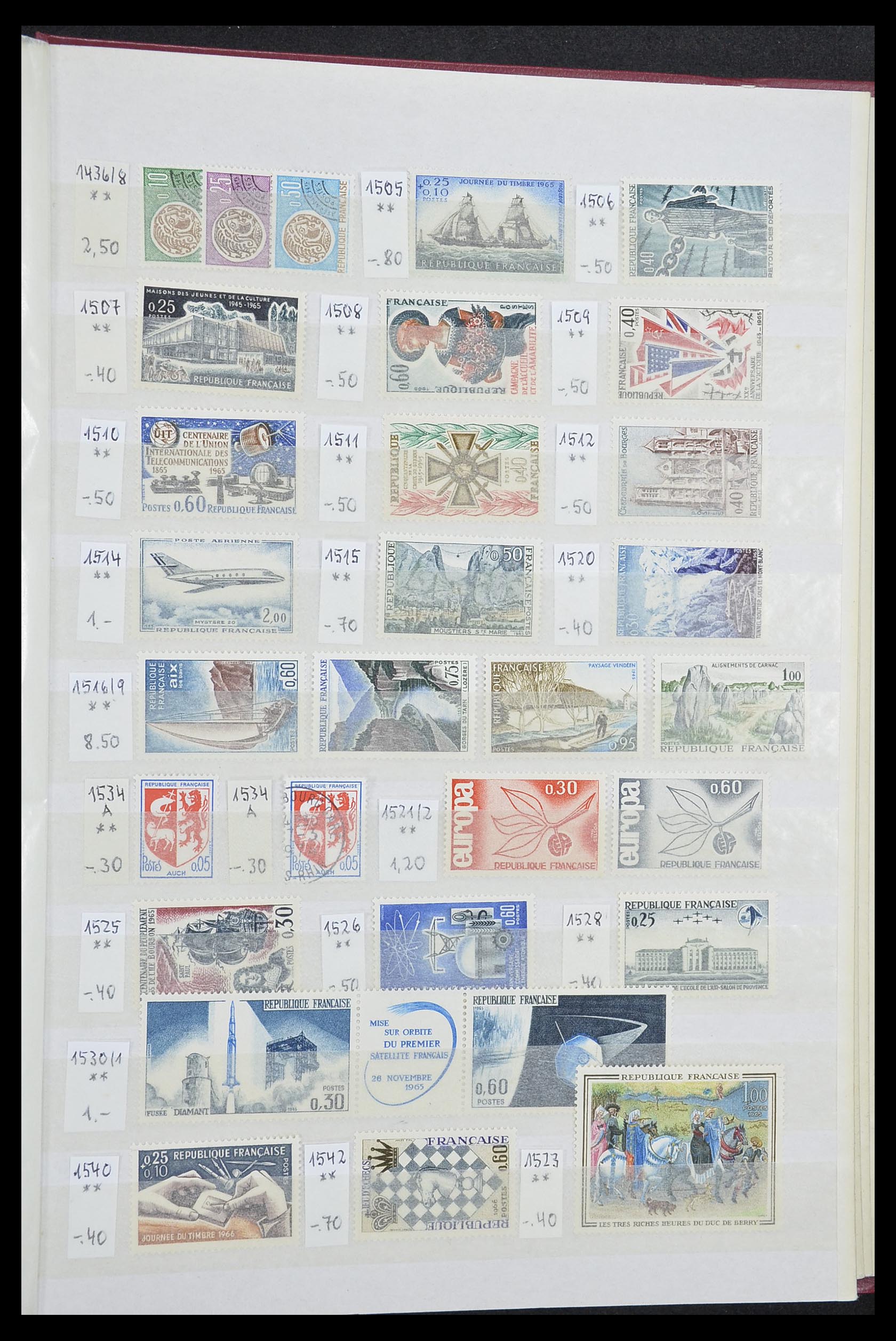 33355 051 - Postzegelverzameling 33355 Frankrijk 1849-1972.