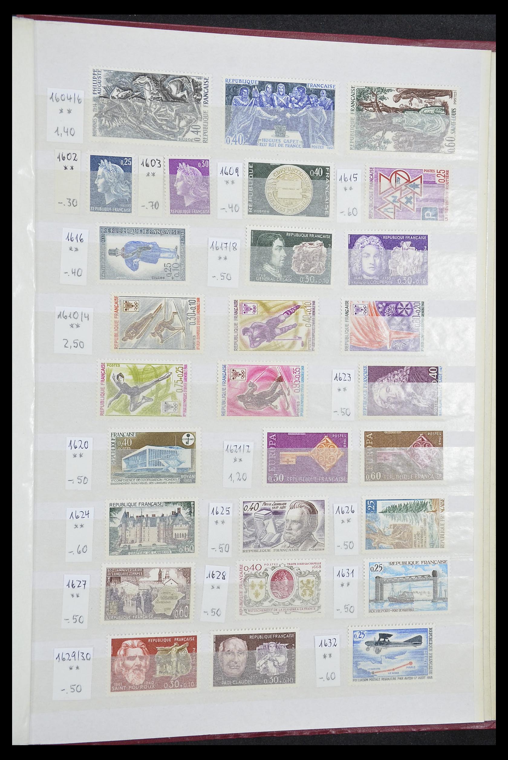 33355 054 - Postzegelverzameling 33355 Frankrijk 1849-1972.