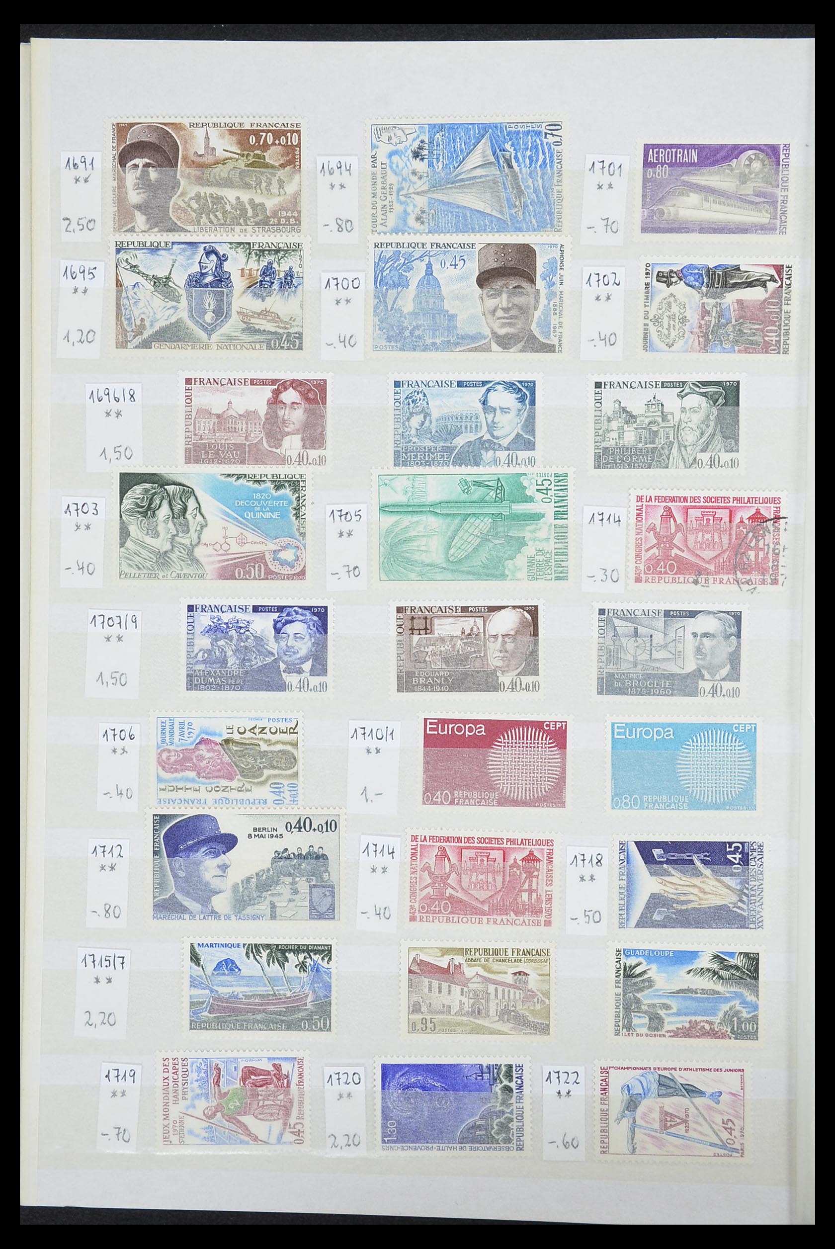 33355 059 - Postzegelverzameling 33355 Frankrijk 1849-1972.