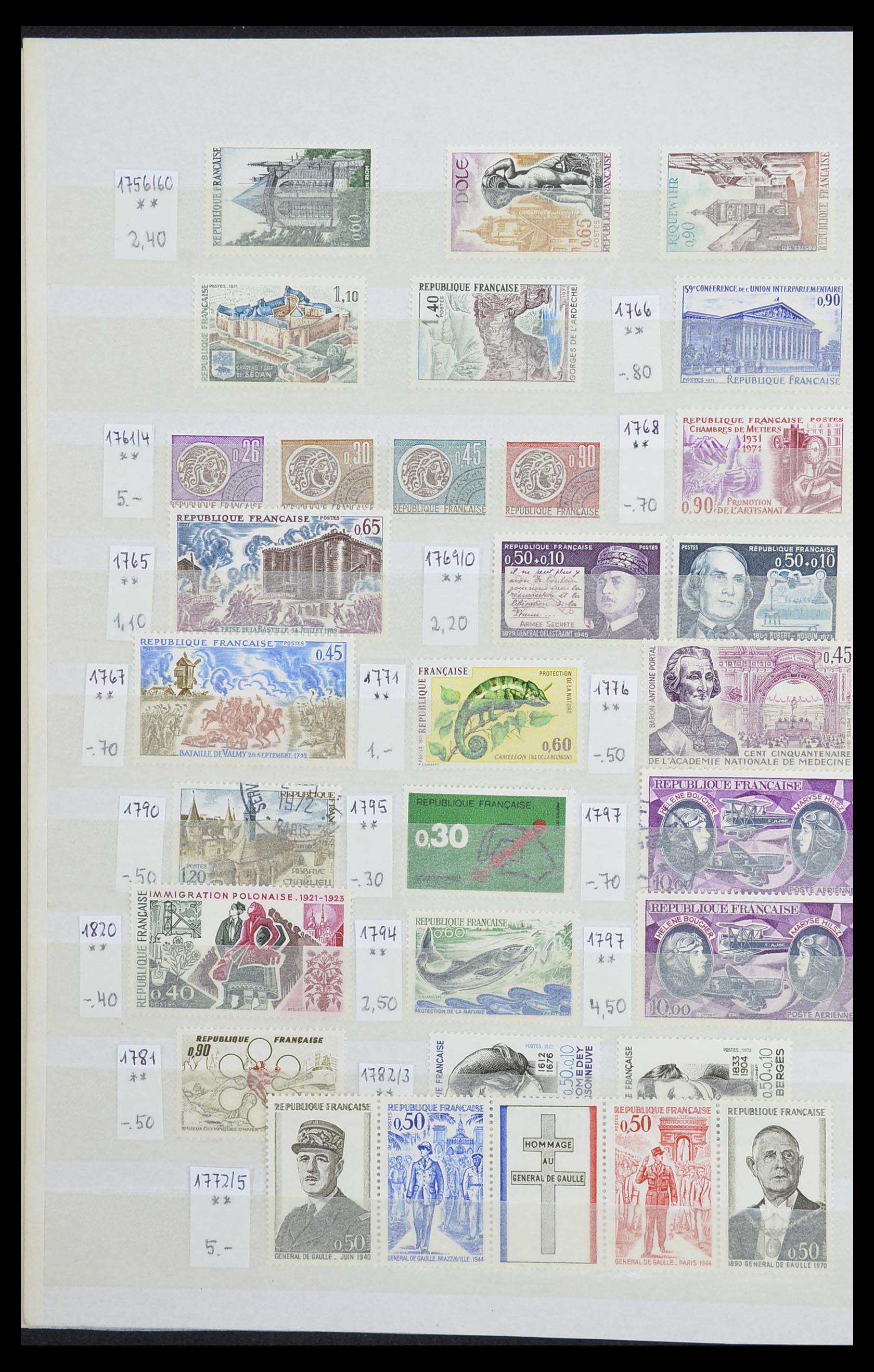 33355 060 - Postzegelverzameling 33355 Frankrijk 1849-1972.