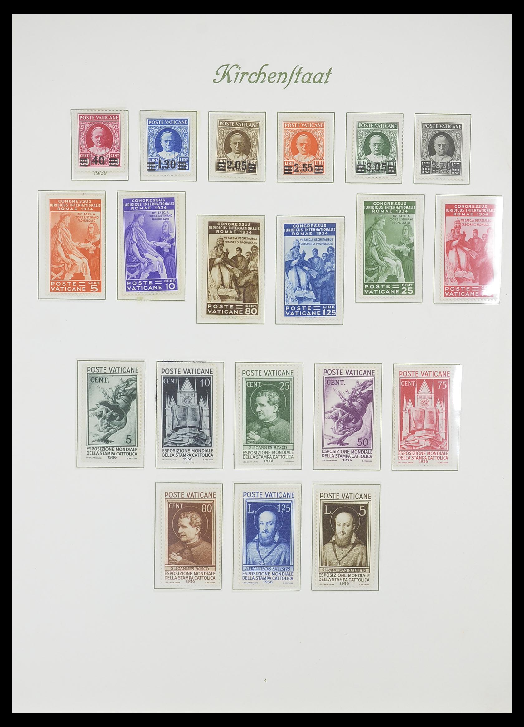 33356 005 - Postzegelverzameling 33356 Vaticaan 1929-1994.