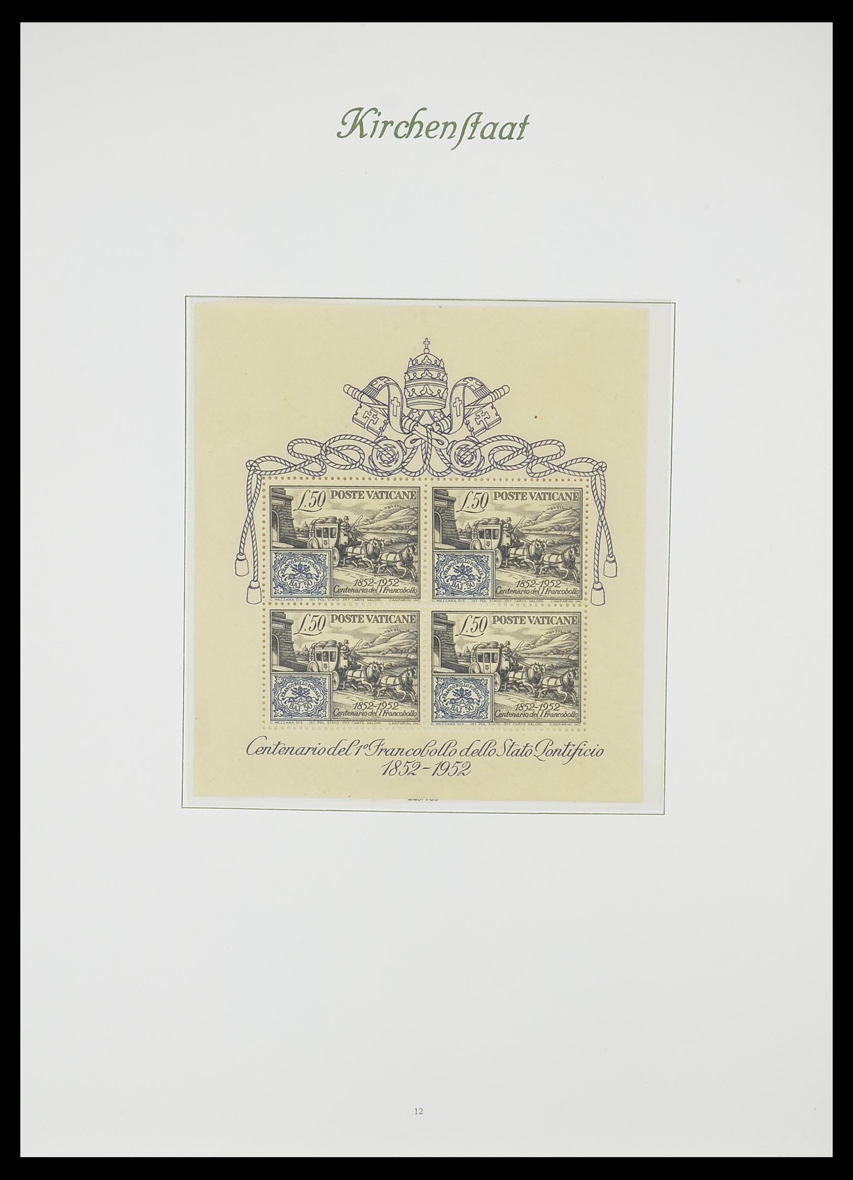 33356 013 - Postzegelverzameling 33356 Vaticaan 1929-1994.