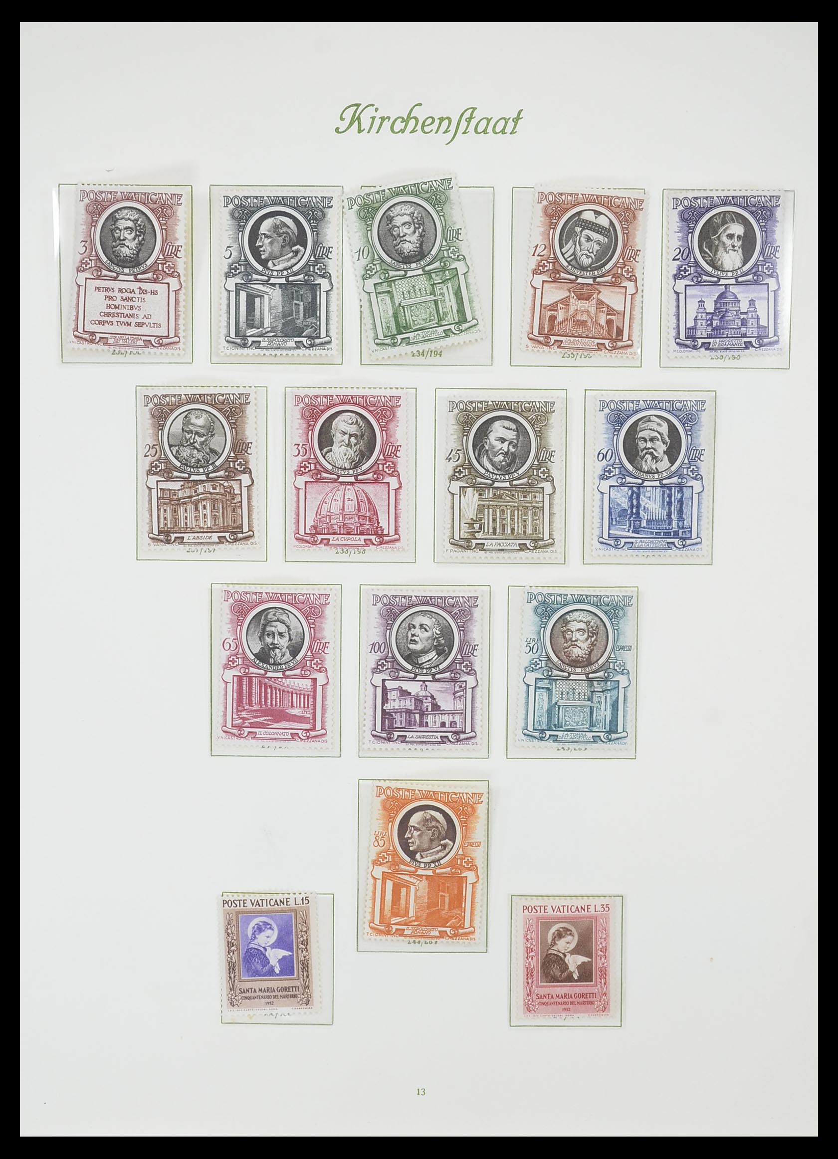 33356 014 - Postzegelverzameling 33356 Vaticaan 1929-1994.