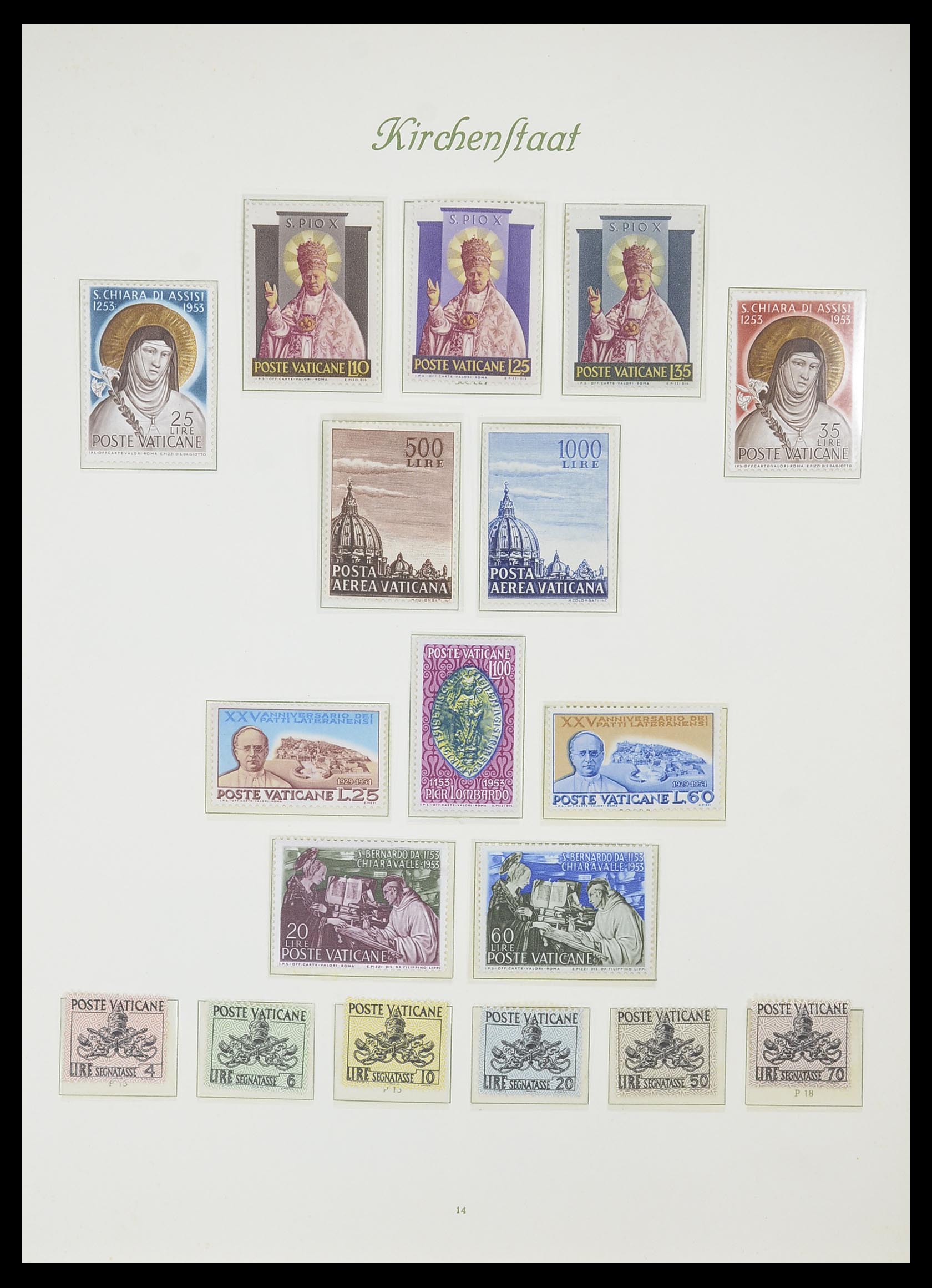 33356 015 - Postzegelverzameling 33356 Vaticaan 1929-1994.