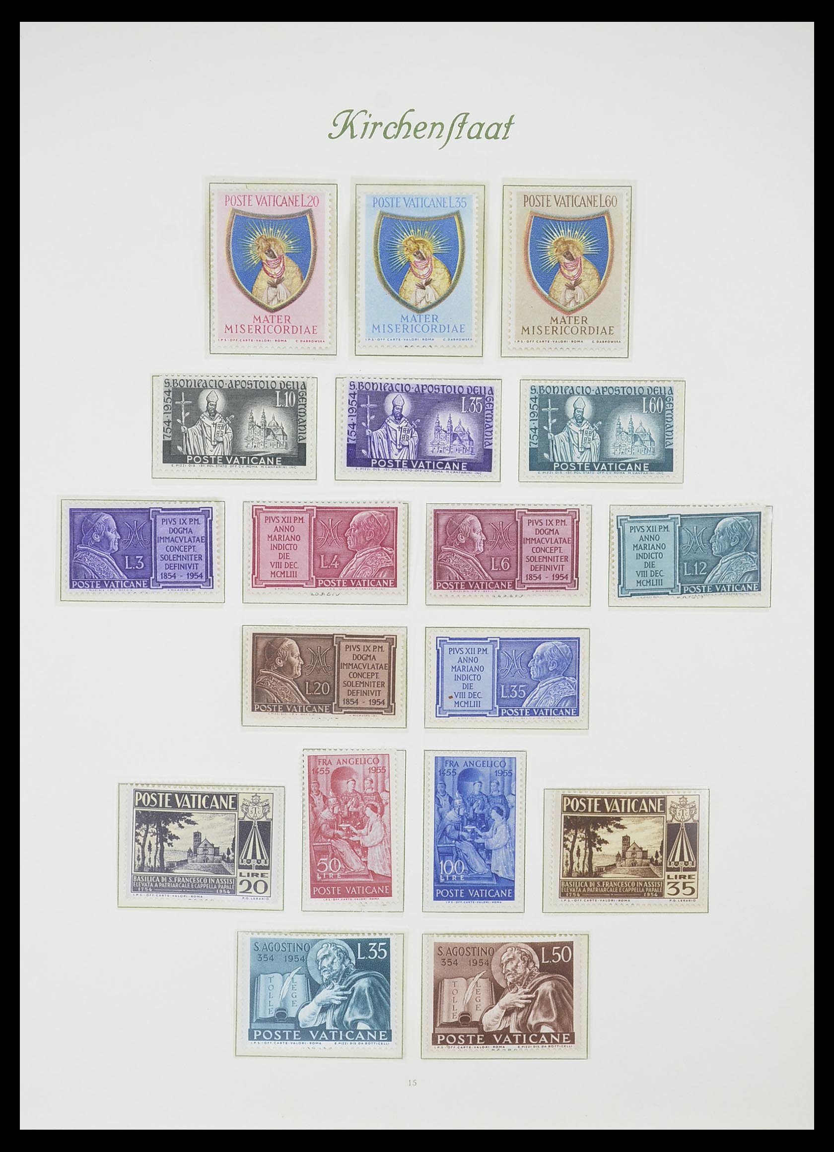 33356 016 - Postzegelverzameling 33356 Vaticaan 1929-1994.