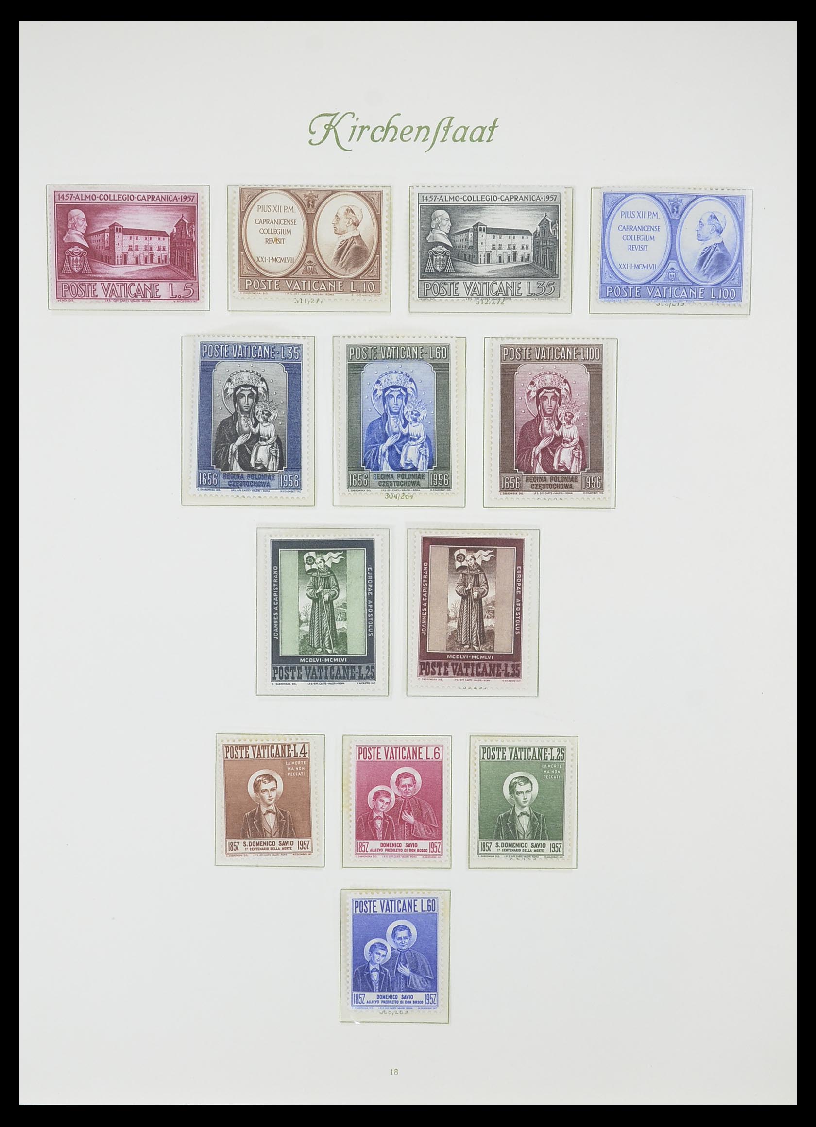 33356 019 - Postzegelverzameling 33356 Vaticaan 1929-1994.