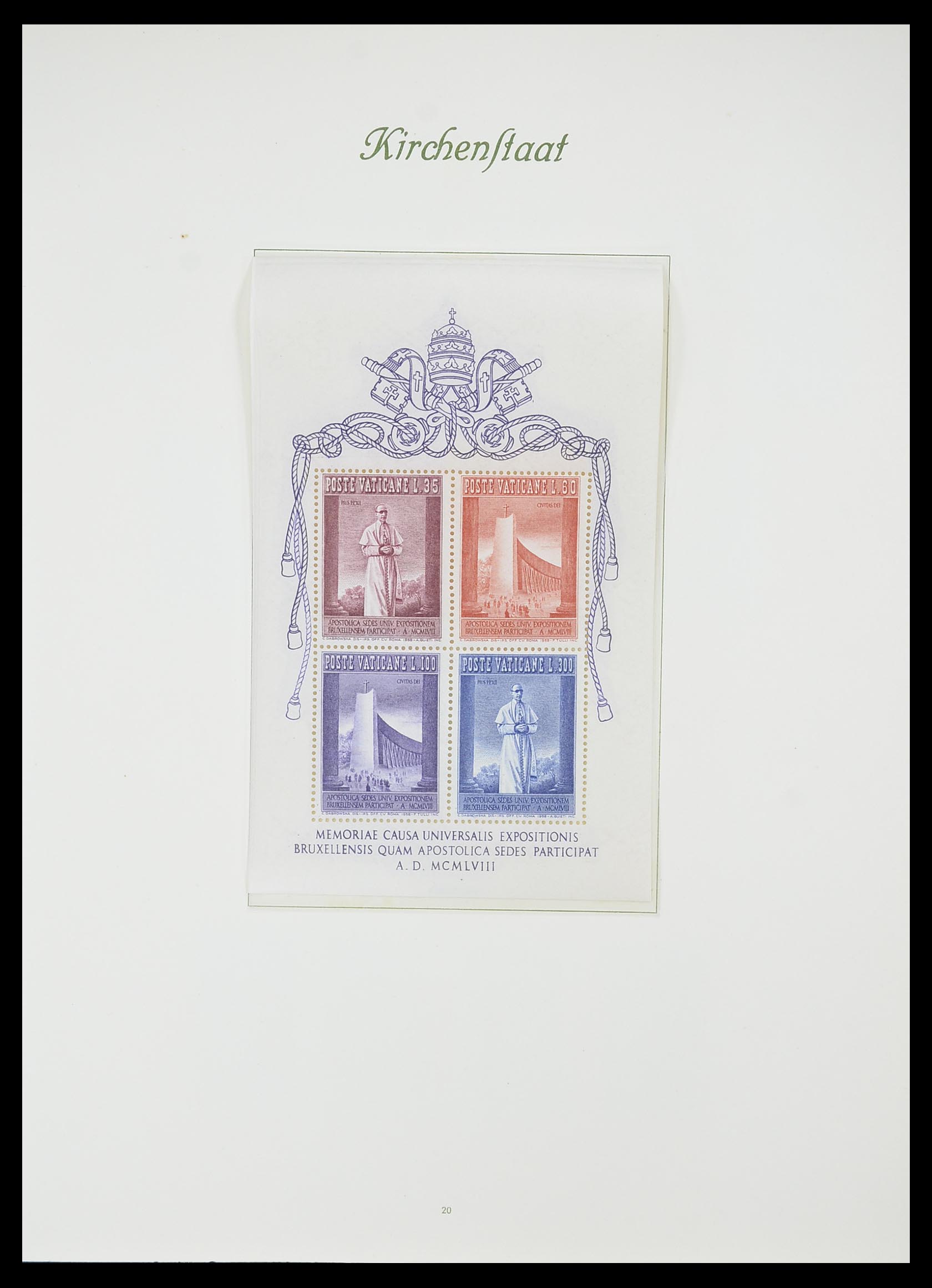 33356 021 - Postzegelverzameling 33356 Vaticaan 1929-1994.