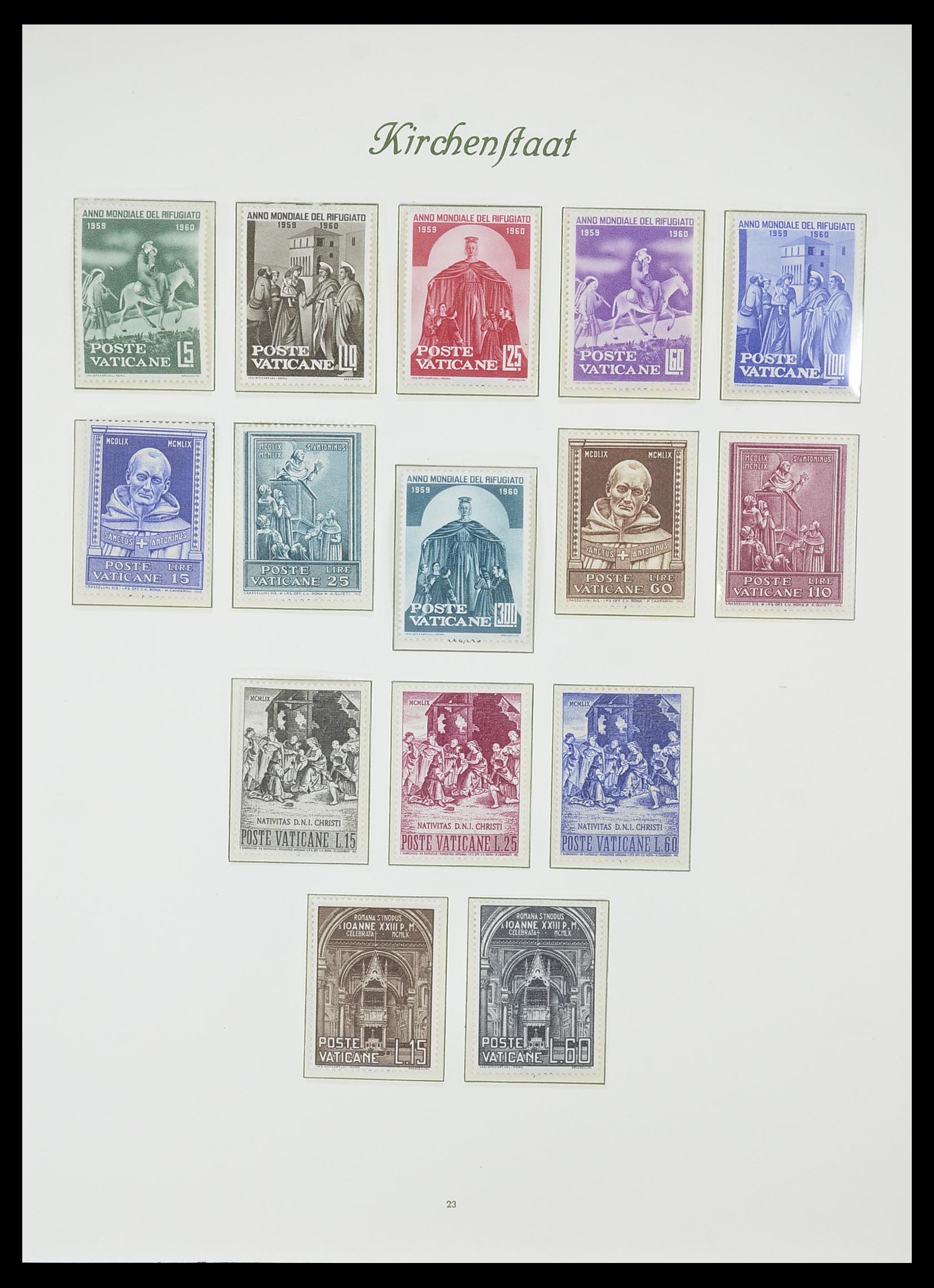33356 024 - Postzegelverzameling 33356 Vaticaan 1929-1994.