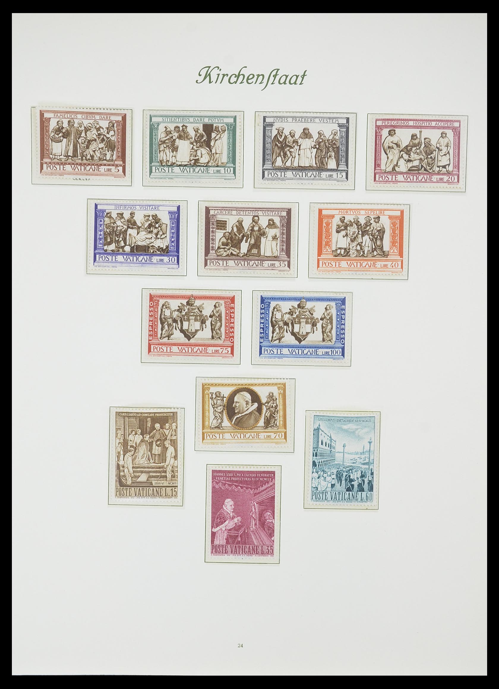 33356 025 - Postzegelverzameling 33356 Vaticaan 1929-1994.