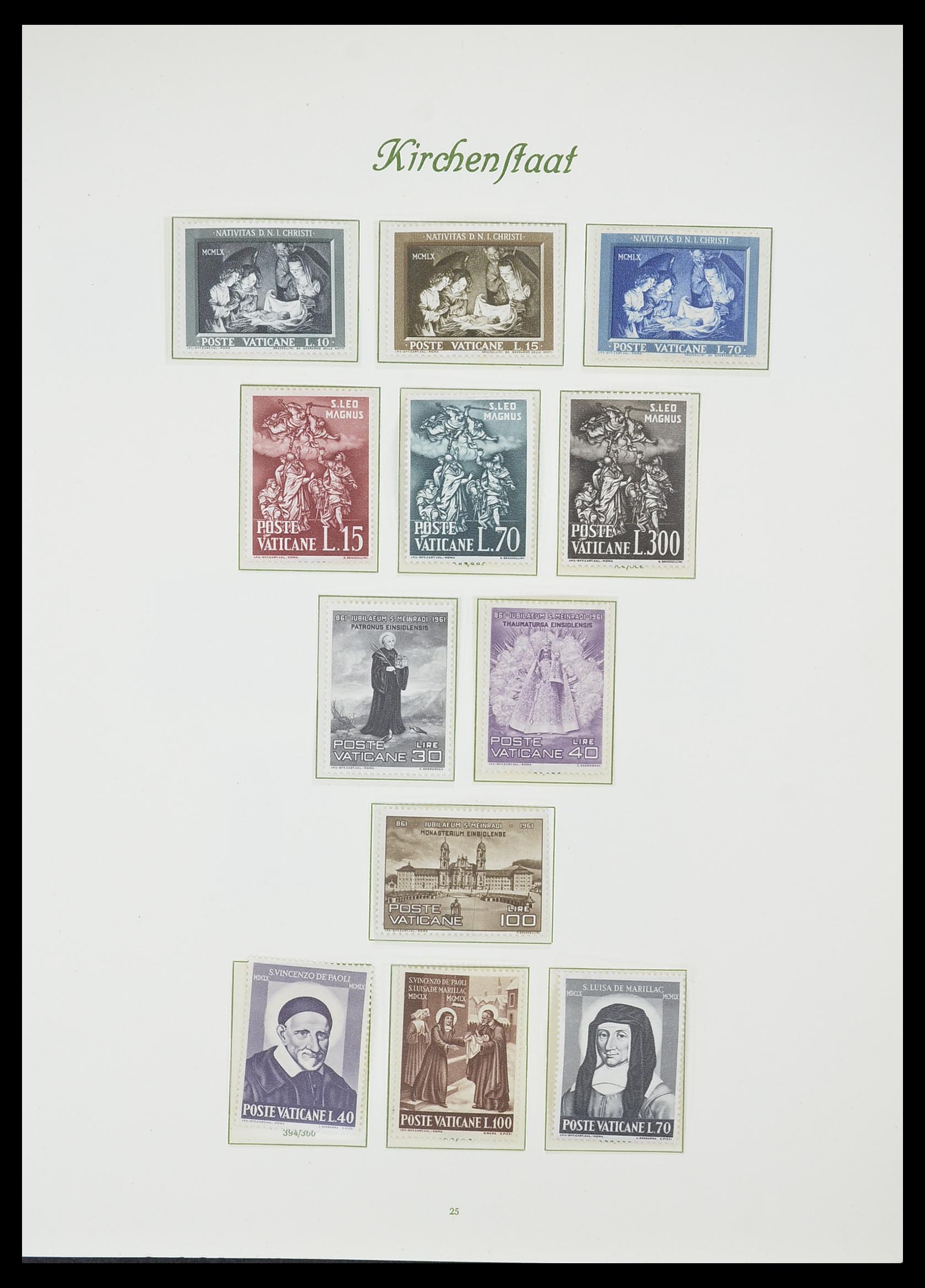 33356 026 - Postzegelverzameling 33356 Vaticaan 1929-1994.