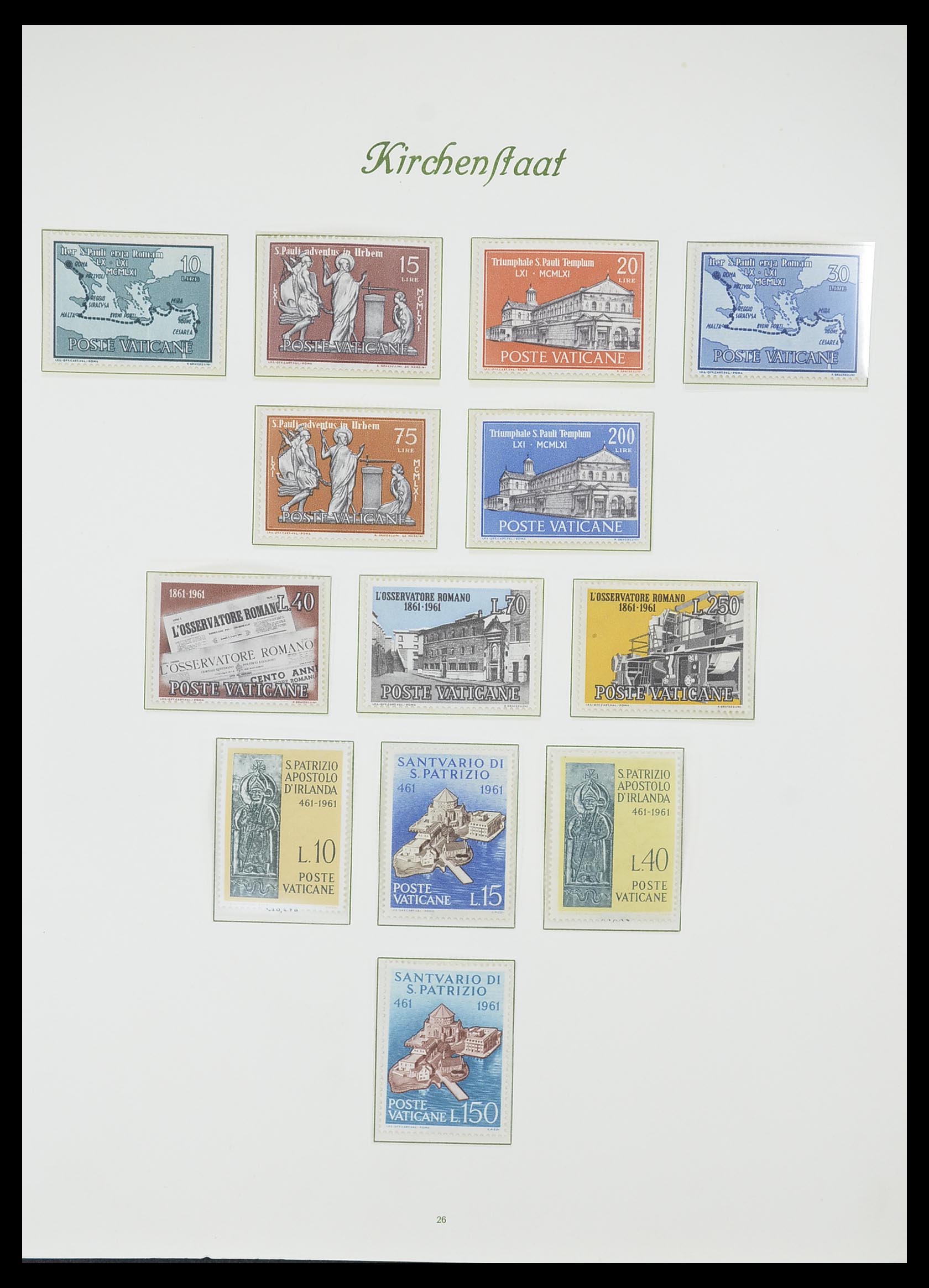 33356 027 - Postzegelverzameling 33356 Vaticaan 1929-1994.