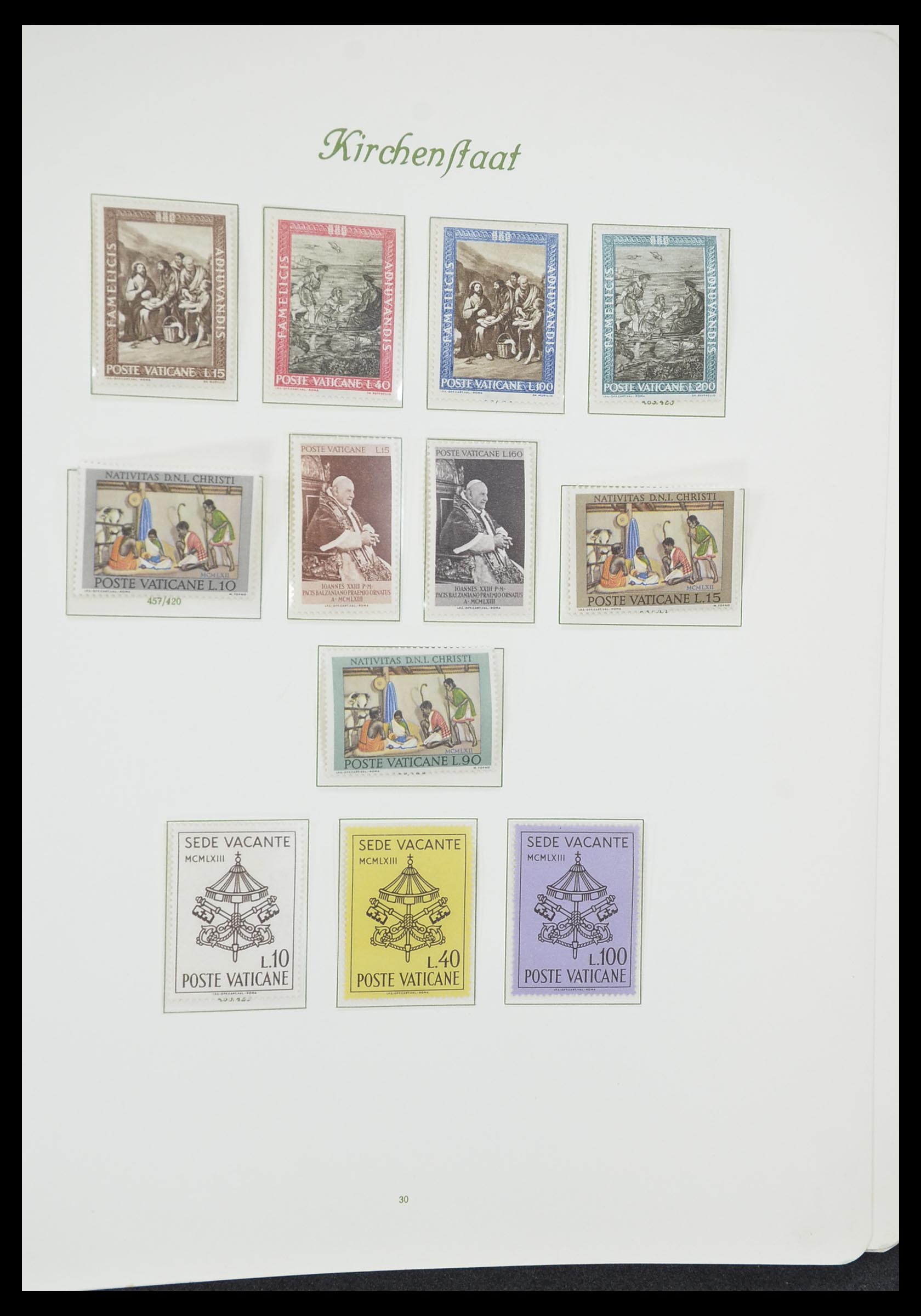 33356 031 - Postzegelverzameling 33356 Vaticaan 1929-1994.