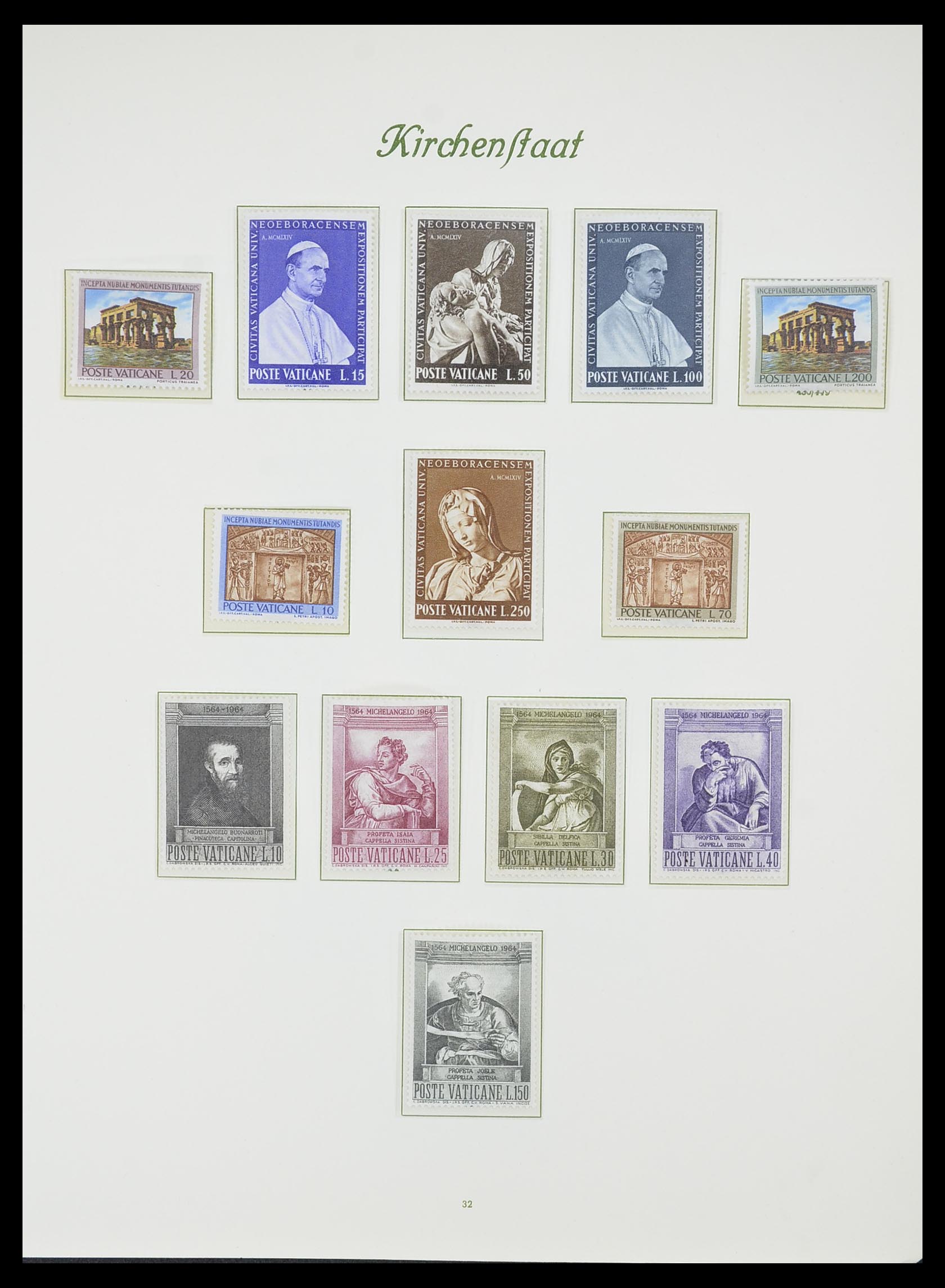 33356 033 - Postzegelverzameling 33356 Vaticaan 1929-1994.