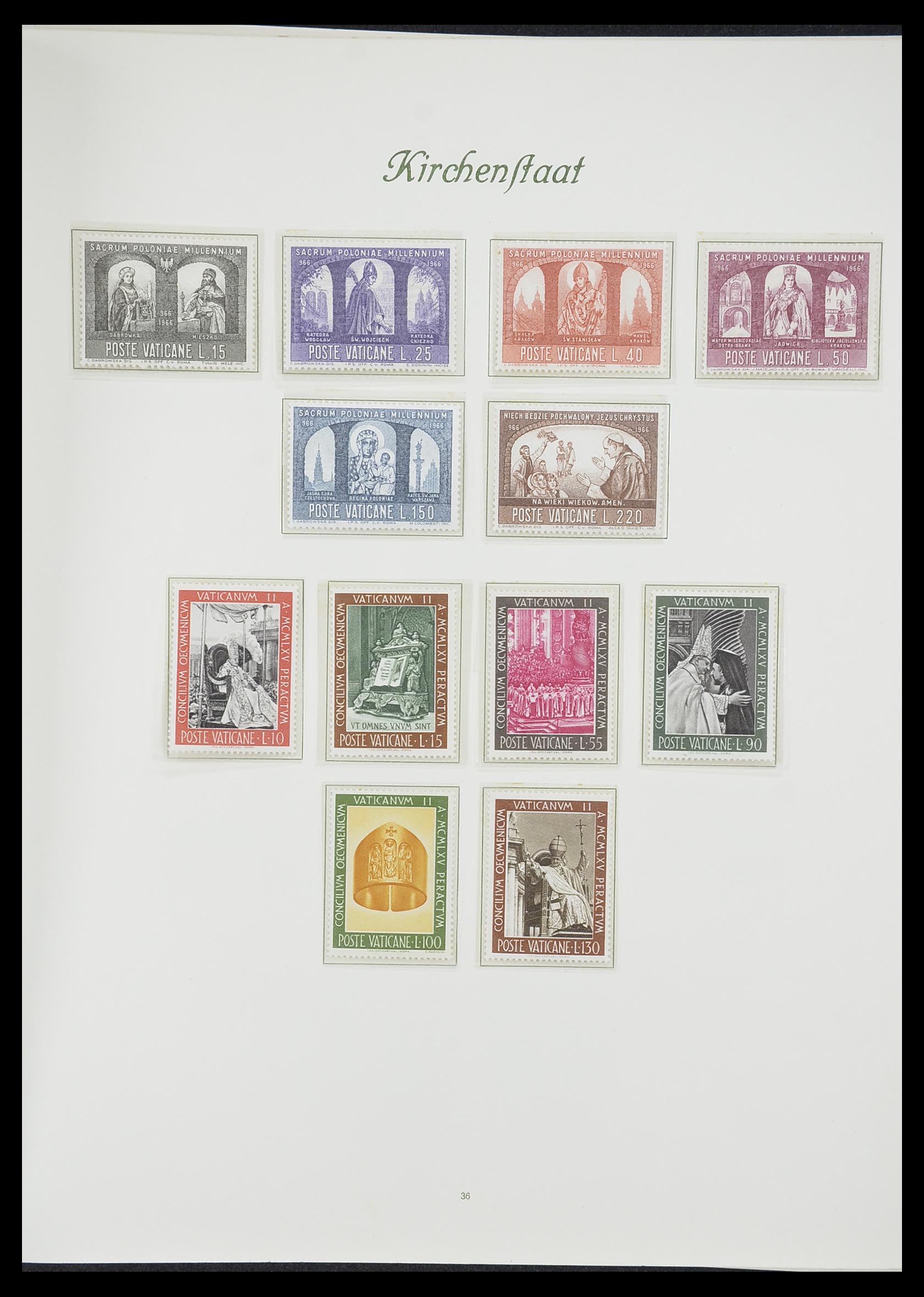 33356 037 - Postzegelverzameling 33356 Vaticaan 1929-1994.