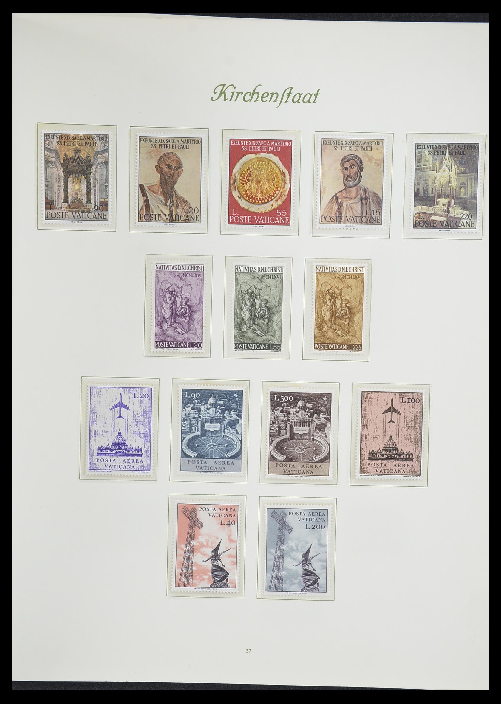 33356 038 - Postzegelverzameling 33356 Vaticaan 1929-1994.