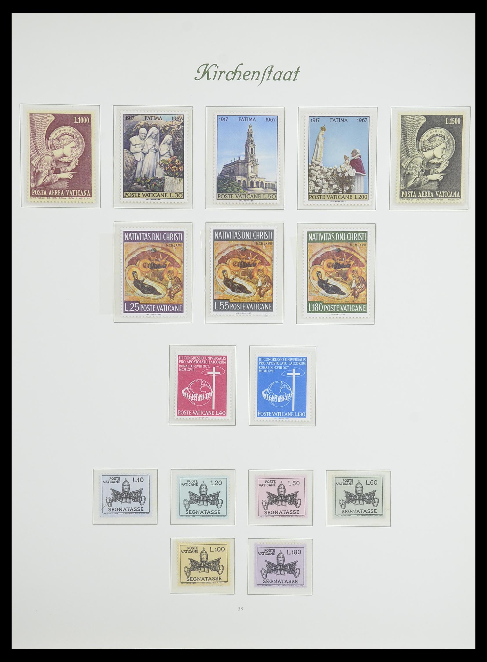 33356 039 - Postzegelverzameling 33356 Vaticaan 1929-1994.
