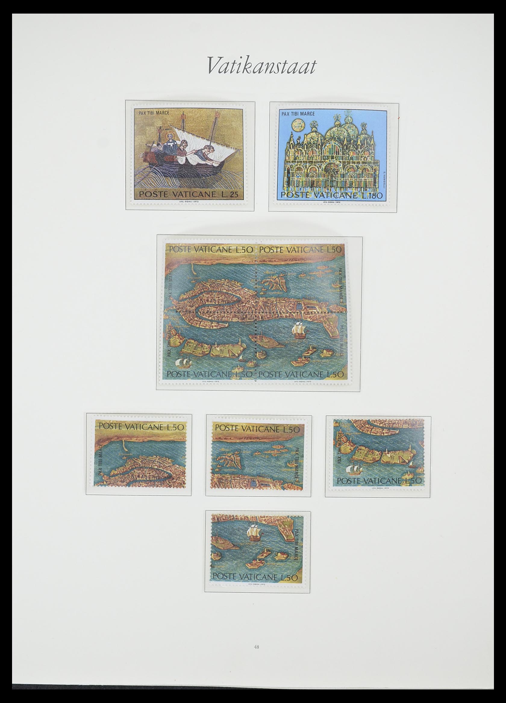 33356 046 - Postzegelverzameling 33356 Vaticaan 1929-1994.