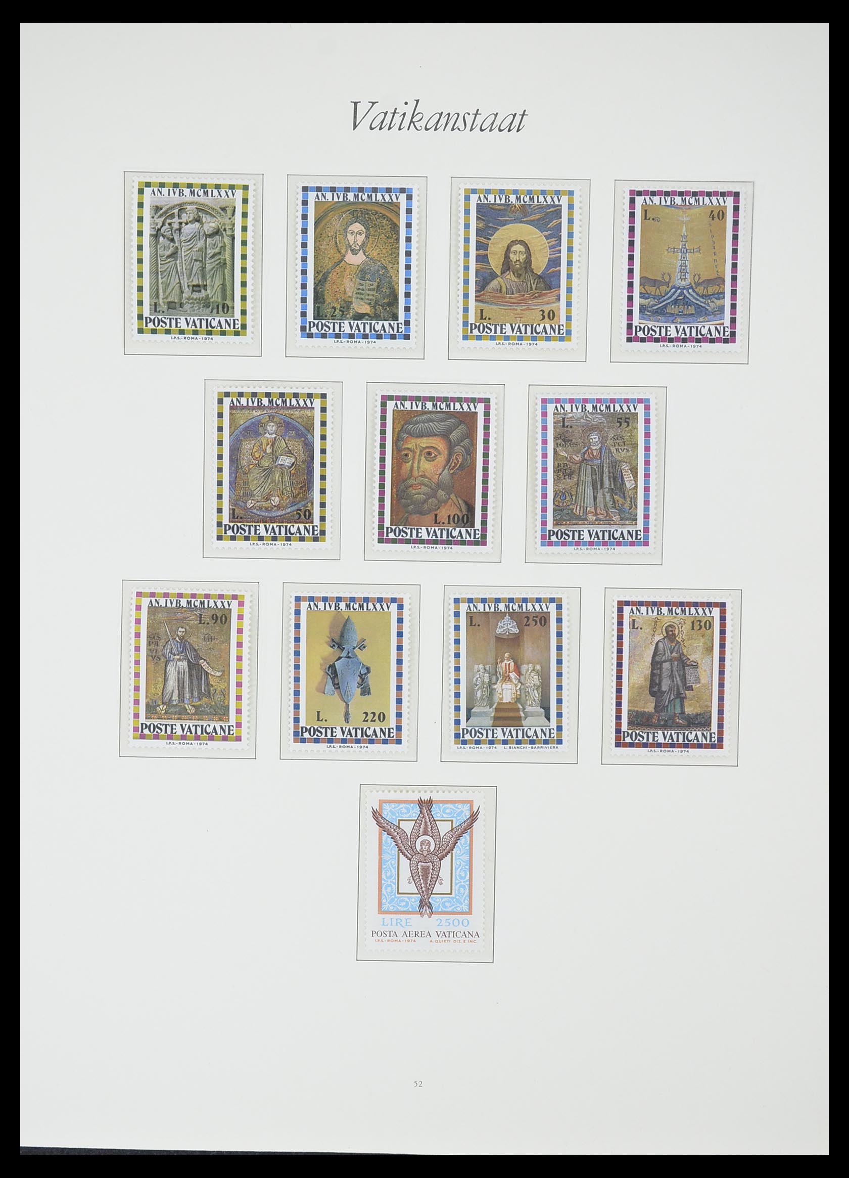33356 051 - Postzegelverzameling 33356 Vaticaan 1929-1994.