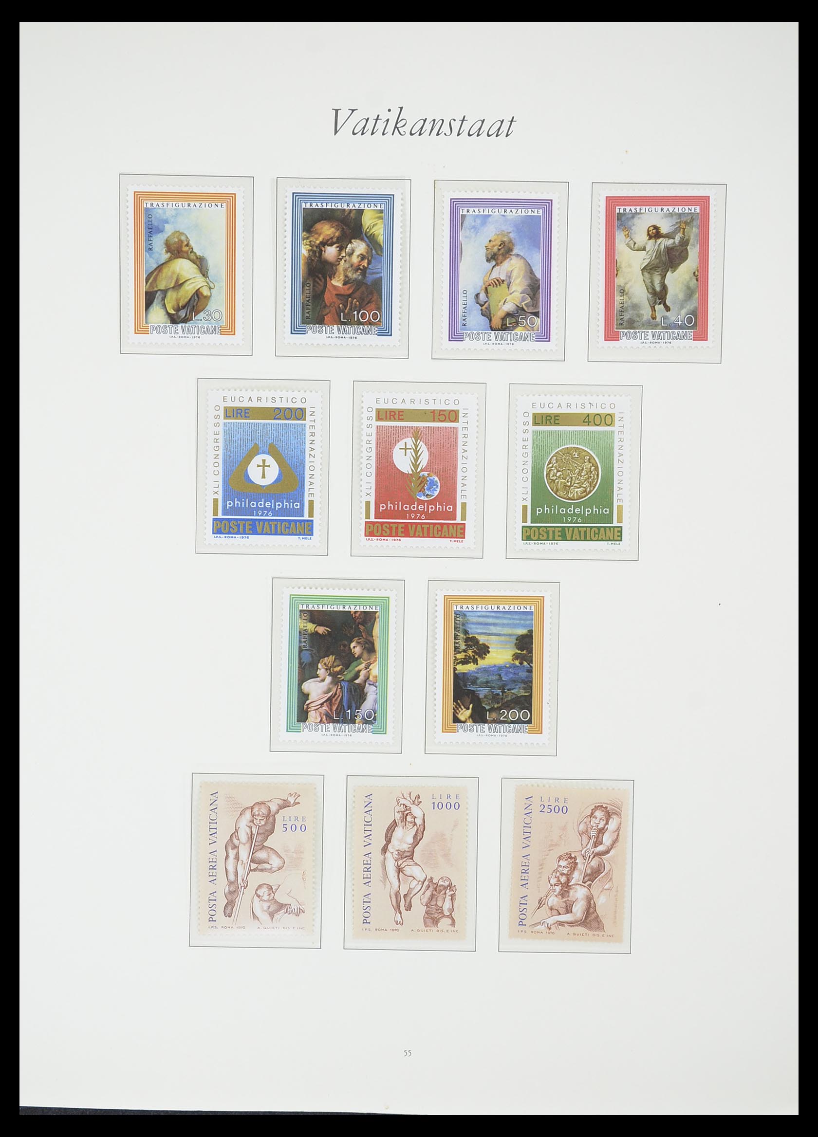 33356 054 - Postzegelverzameling 33356 Vaticaan 1929-1994.