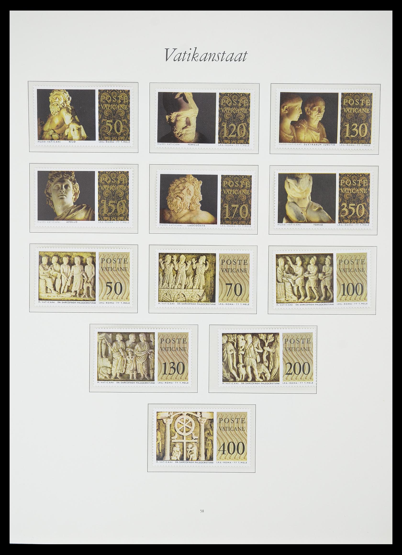 33356 056 - Postzegelverzameling 33356 Vaticaan 1929-1994.