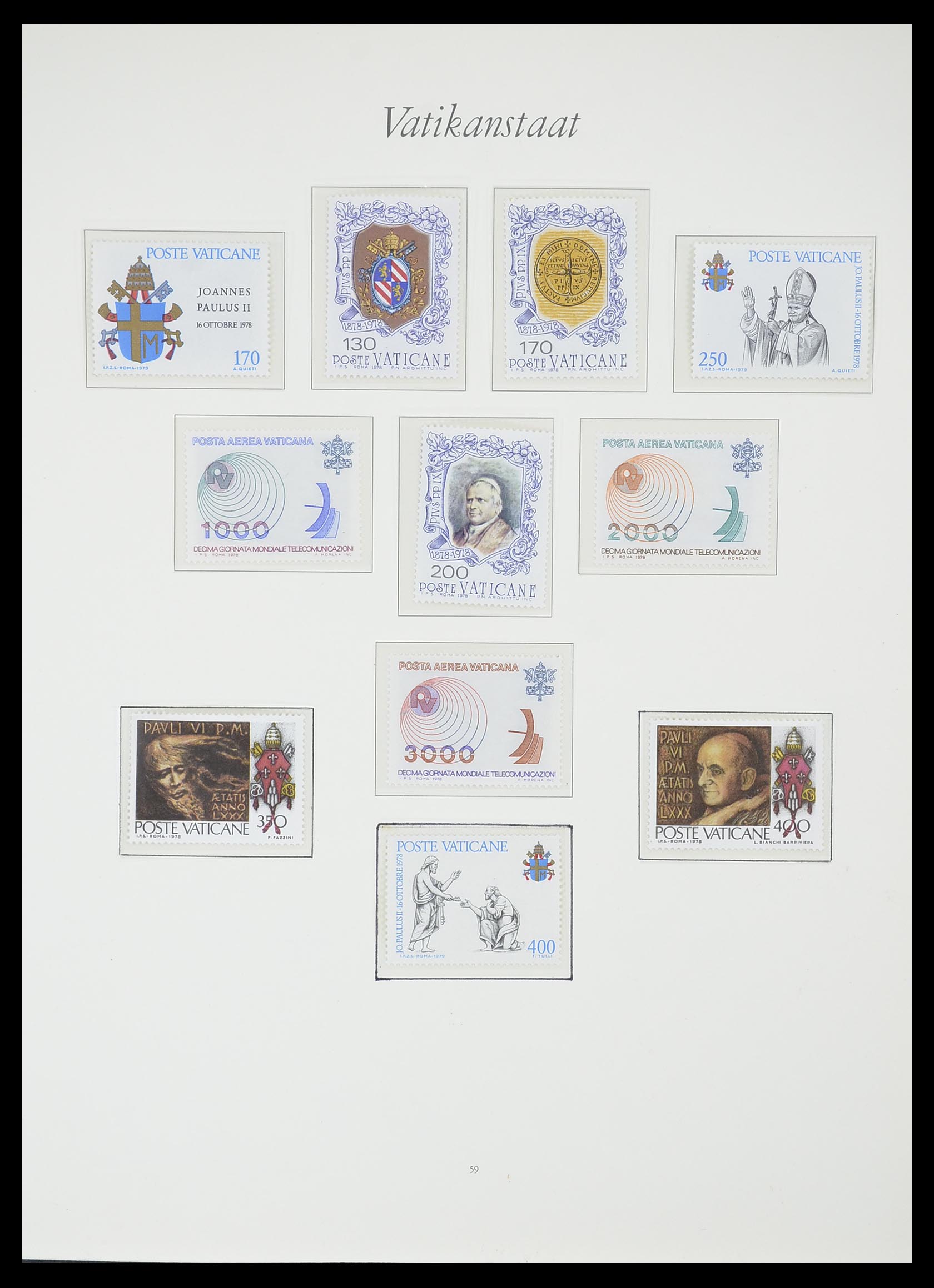 33356 058 - Postzegelverzameling 33356 Vaticaan 1929-1994.