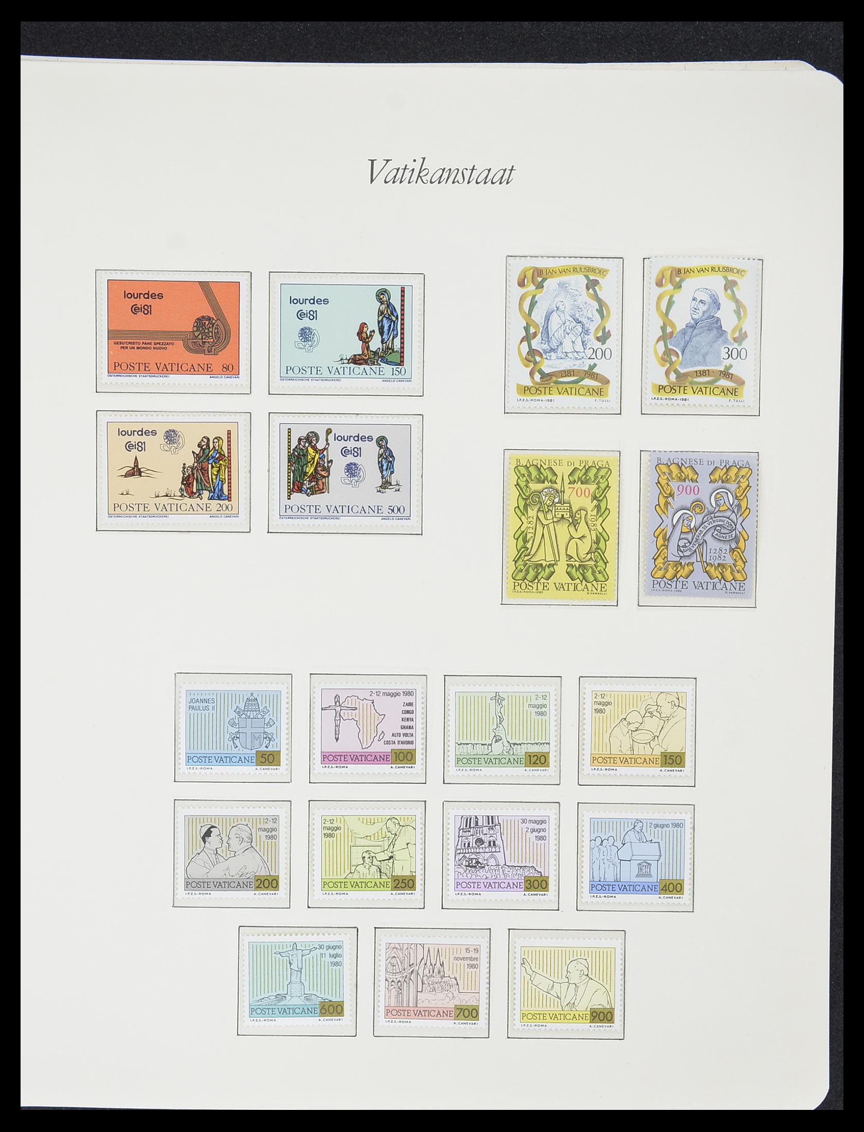 33356 063 - Postzegelverzameling 33356 Vaticaan 1929-1994.