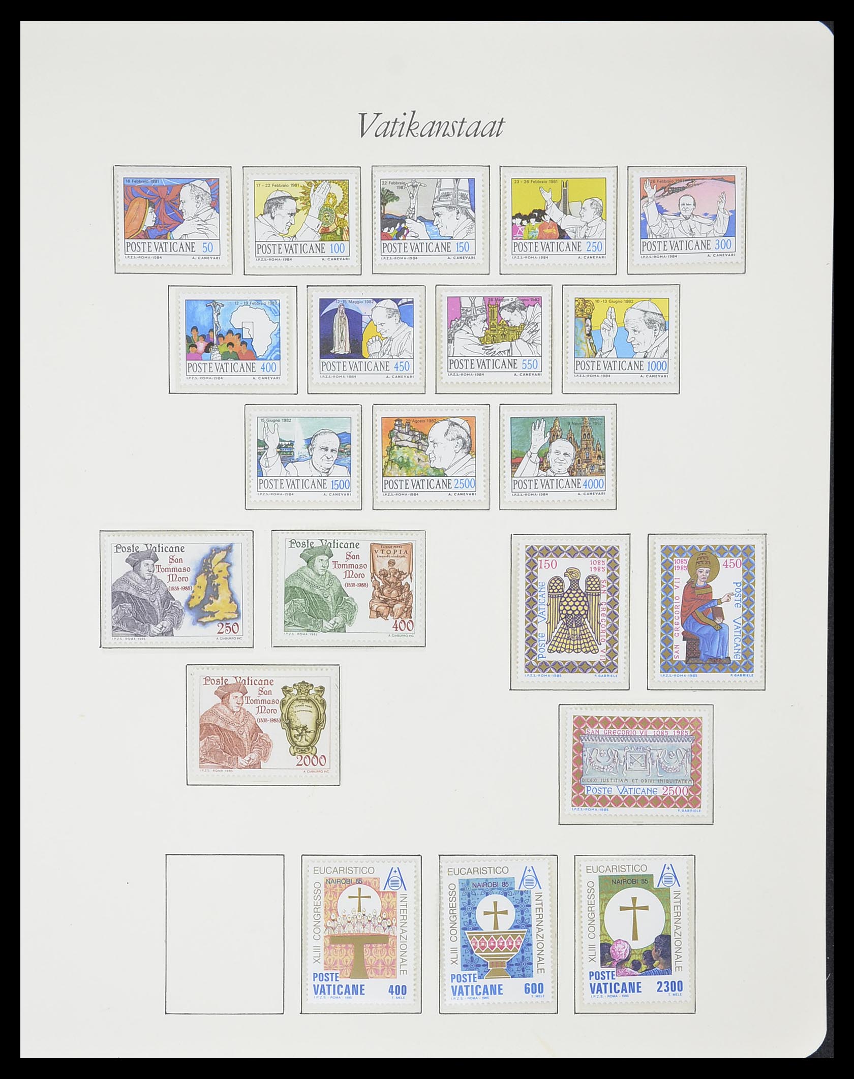 33356 070 - Postzegelverzameling 33356 Vaticaan 1929-1994.