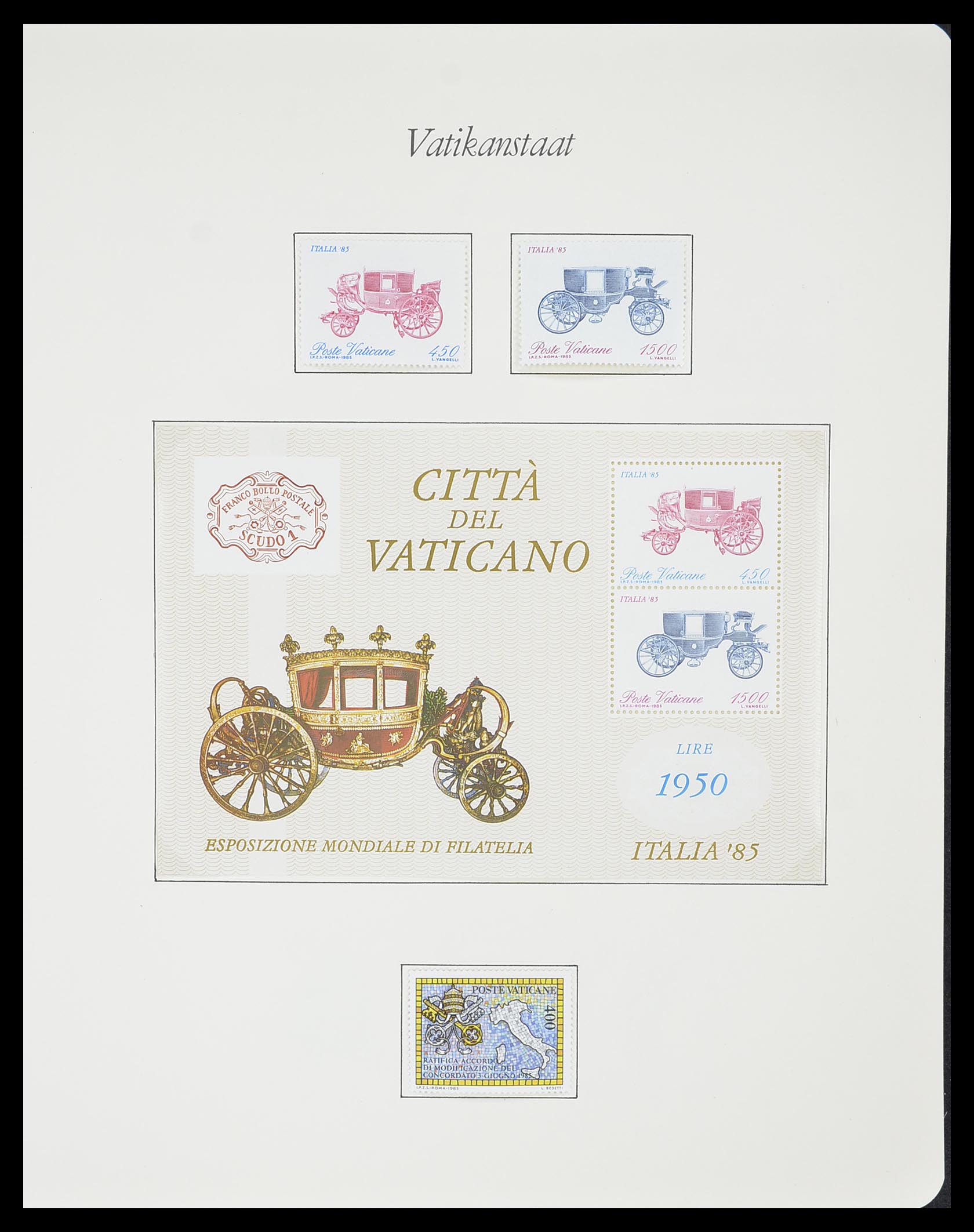 33356 071 - Postzegelverzameling 33356 Vaticaan 1929-1994.