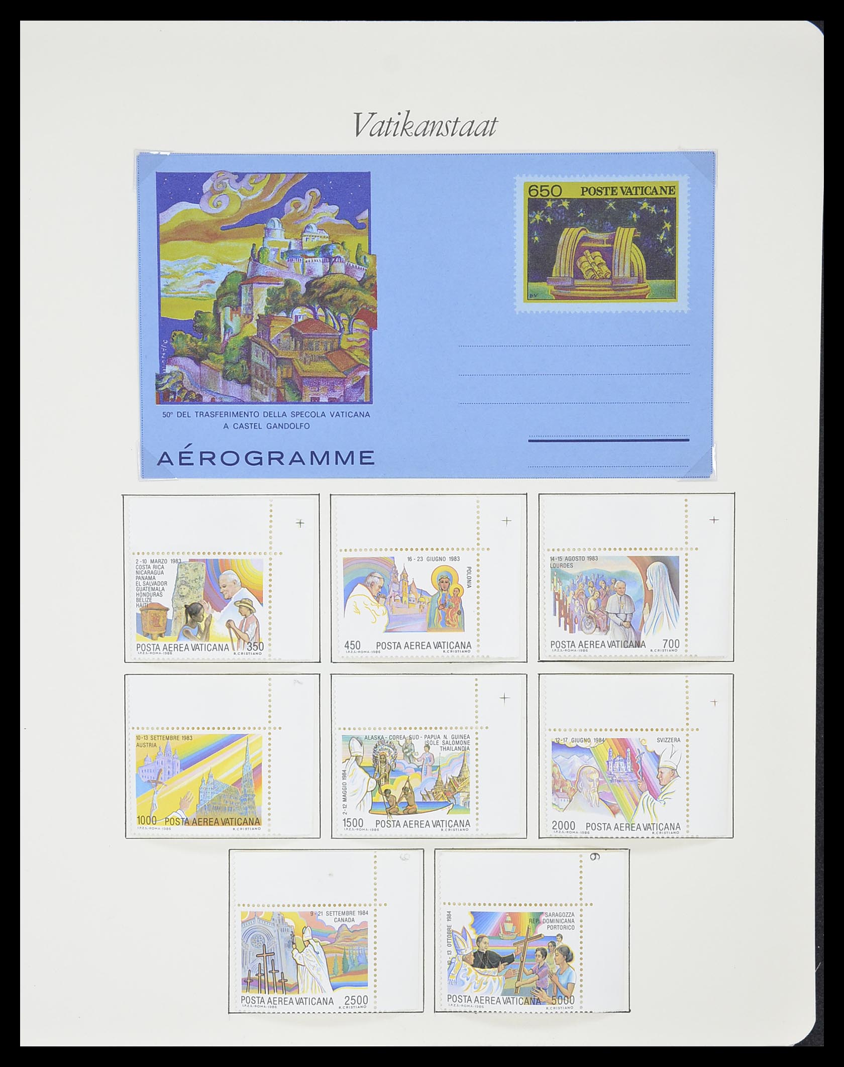33356 073 - Postzegelverzameling 33356 Vaticaan 1929-1994.