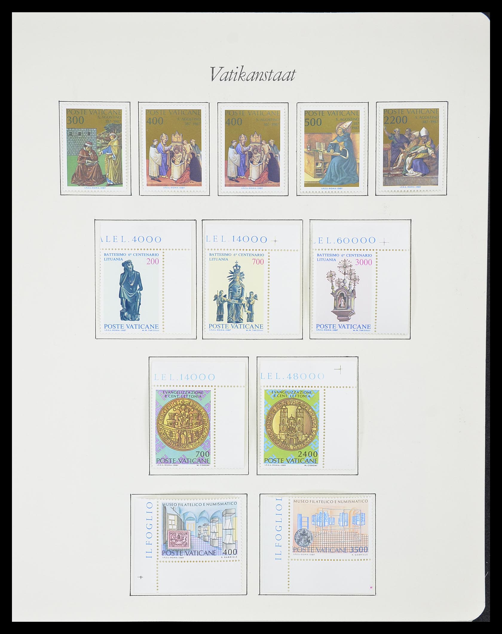 33356 074 - Postzegelverzameling 33356 Vaticaan 1929-1994.
