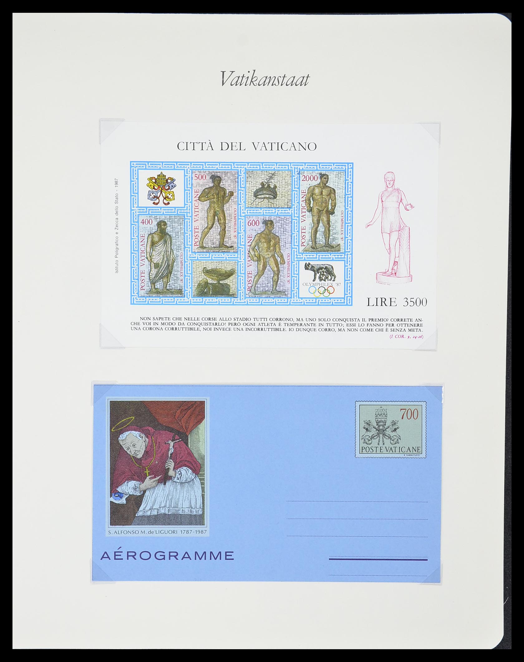 33356 075 - Postzegelverzameling 33356 Vaticaan 1929-1994.