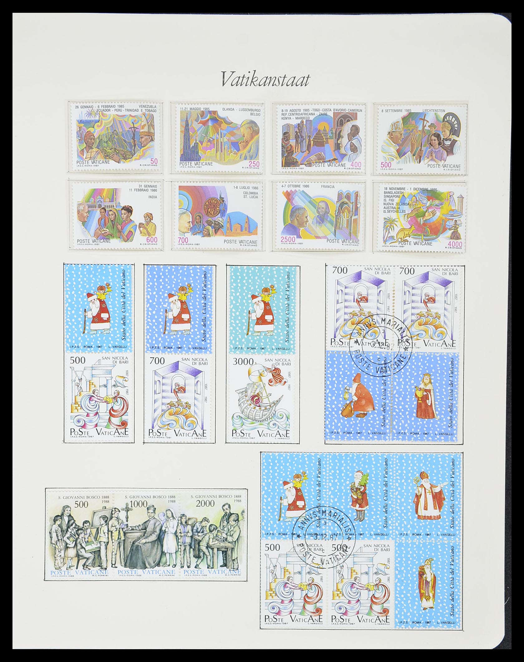 33356 076 - Postzegelverzameling 33356 Vaticaan 1929-1994.