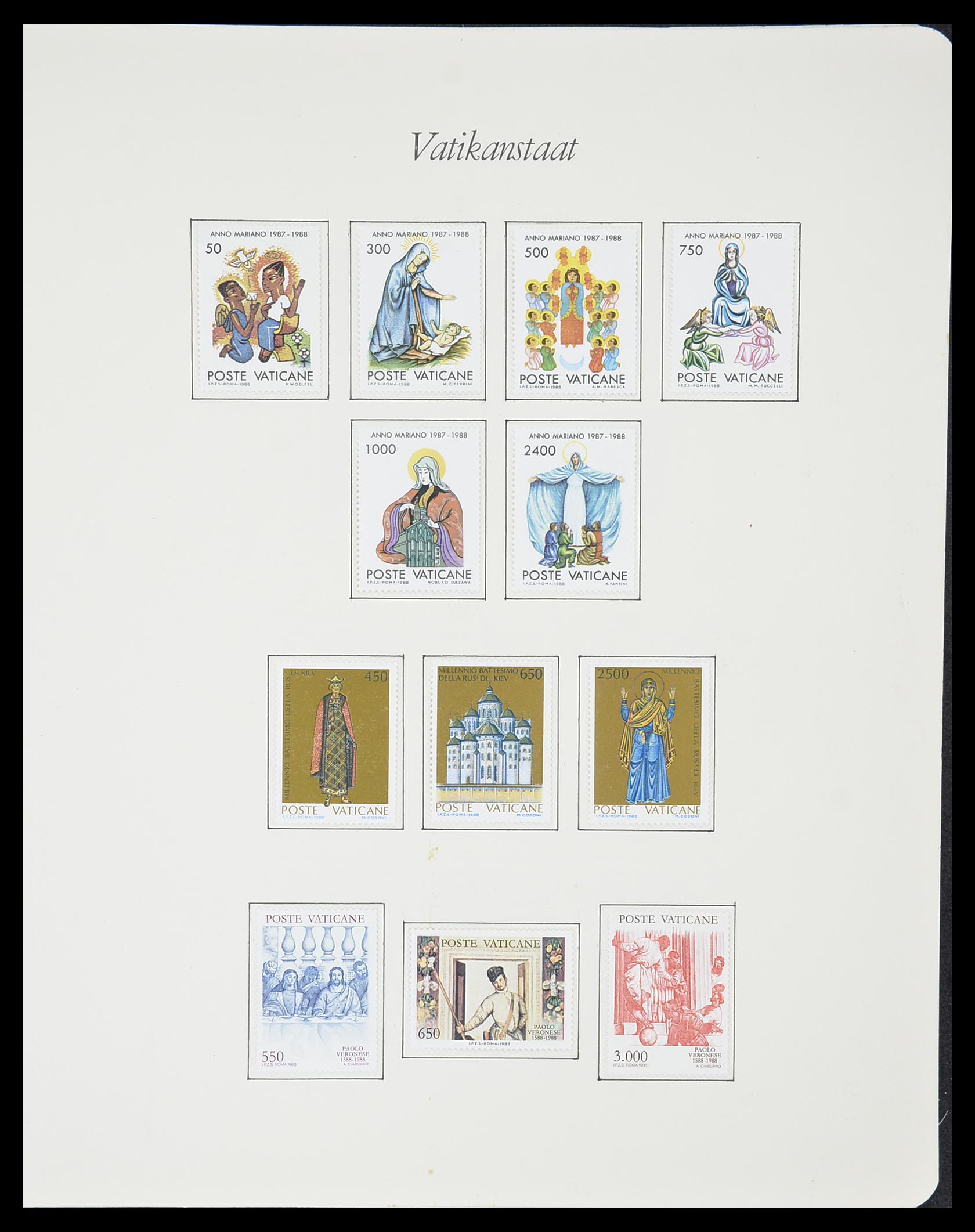 33356 077 - Postzegelverzameling 33356 Vaticaan 1929-1994.