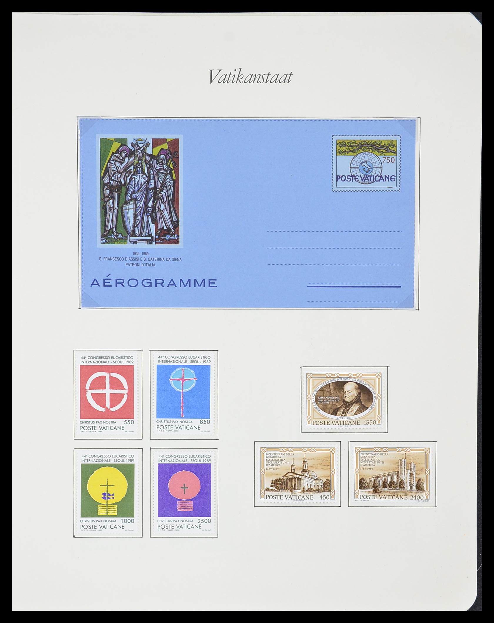 33356 081 - Postzegelverzameling 33356 Vaticaan 1929-1994.