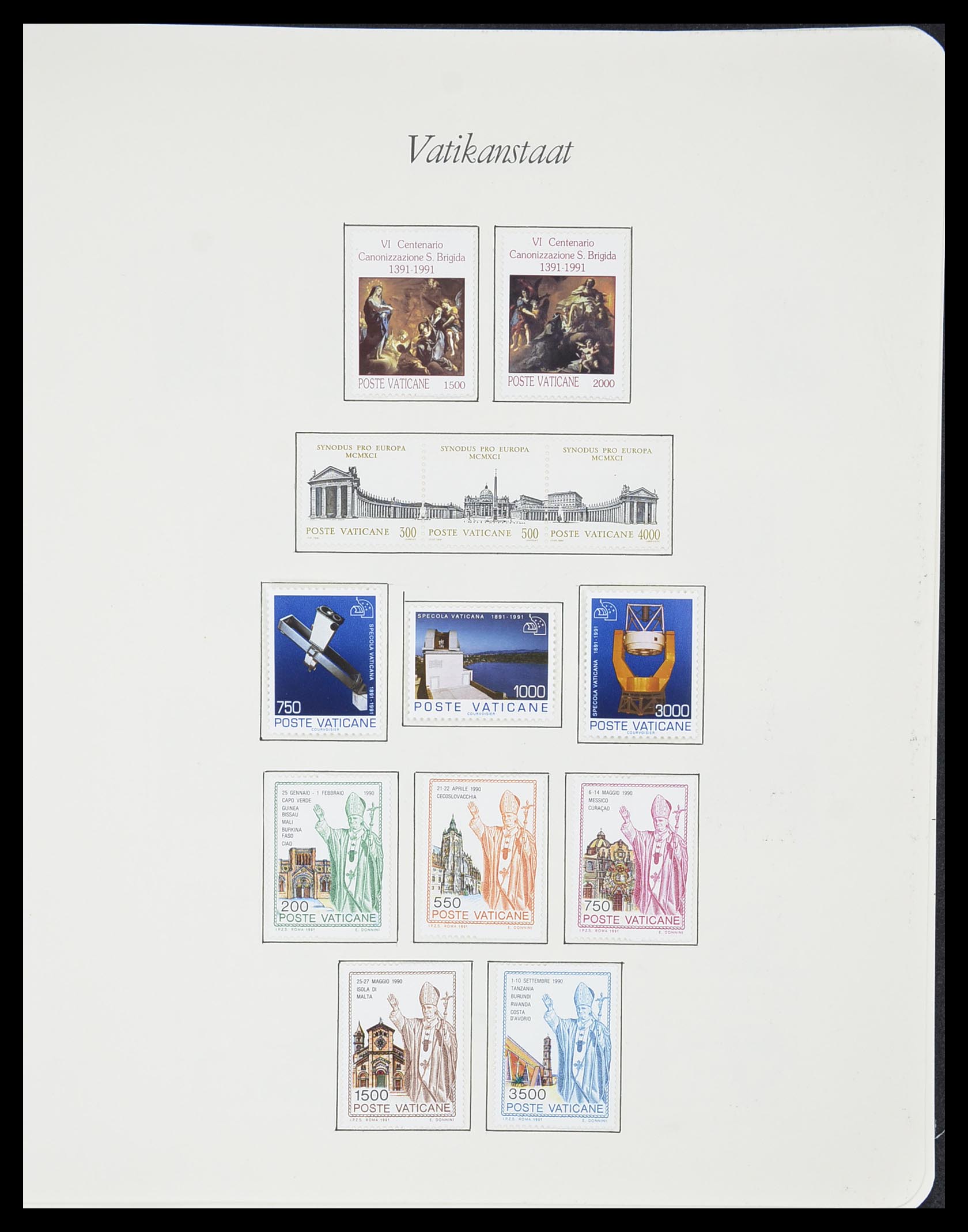 33356 086 - Postzegelverzameling 33356 Vaticaan 1929-1994.
