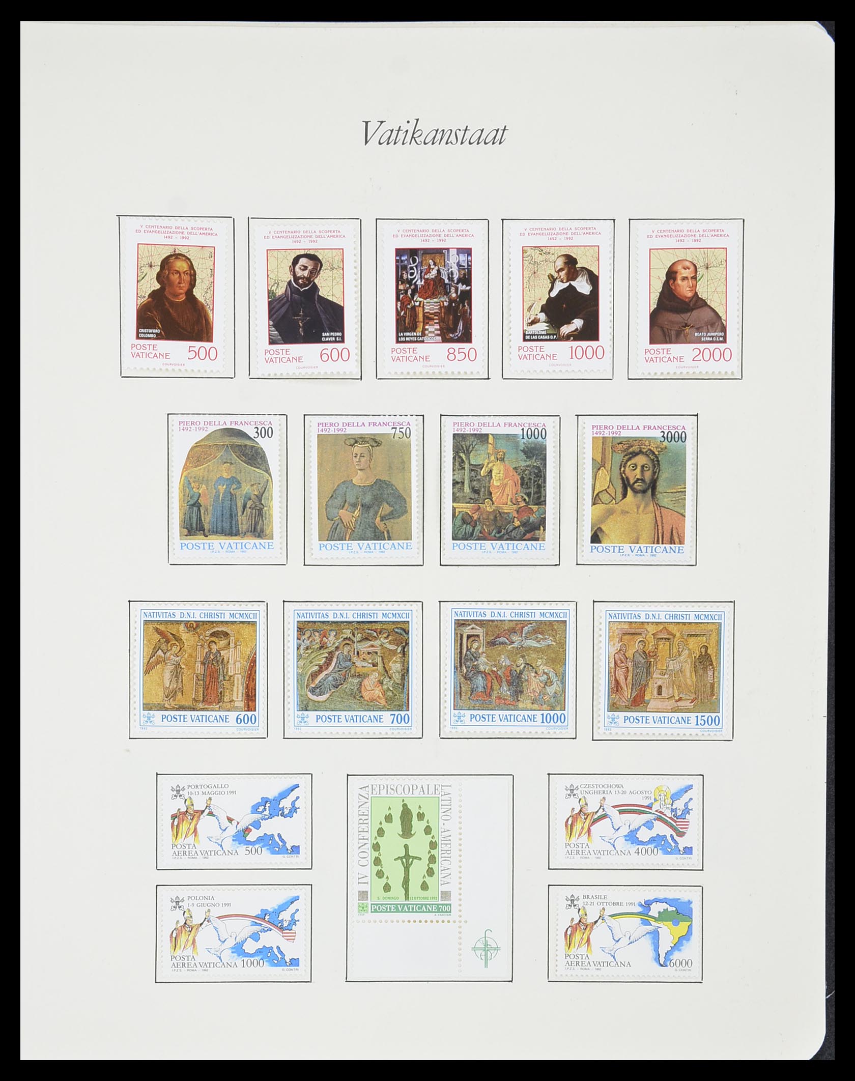 33356 087 - Postzegelverzameling 33356 Vaticaan 1929-1994.